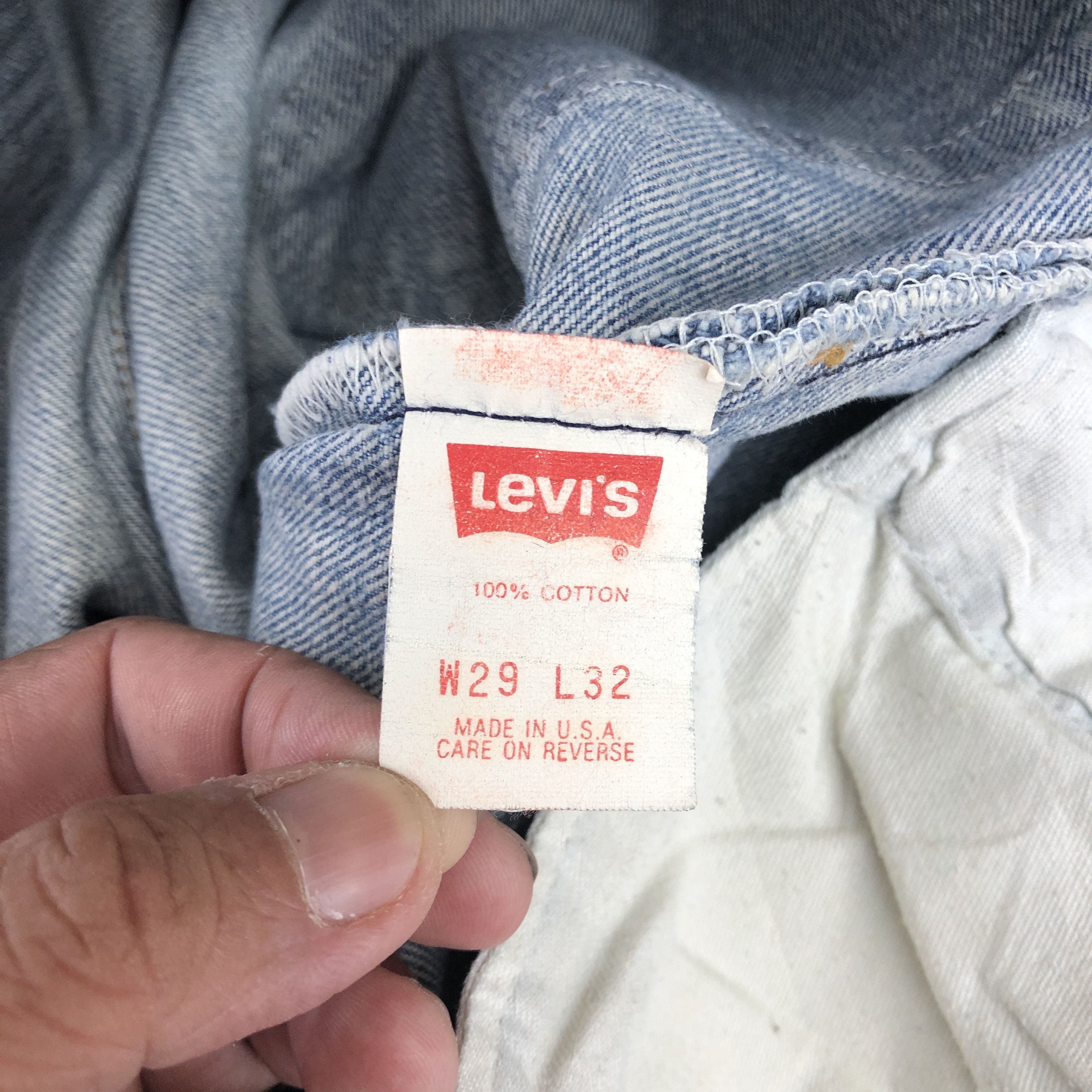 Levi's Vintage 90s Levis 501 Faded Jeans Levi's Stonewash Denim Size 28" / US 6 / IT 42 - 9 Thumbnail