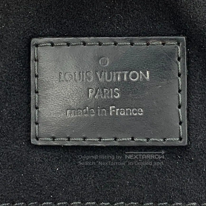 Louis Vuitton Louis Vuitton Dark blue checkered document bag single shou Size ONE SIZE - 8 Thumbnail