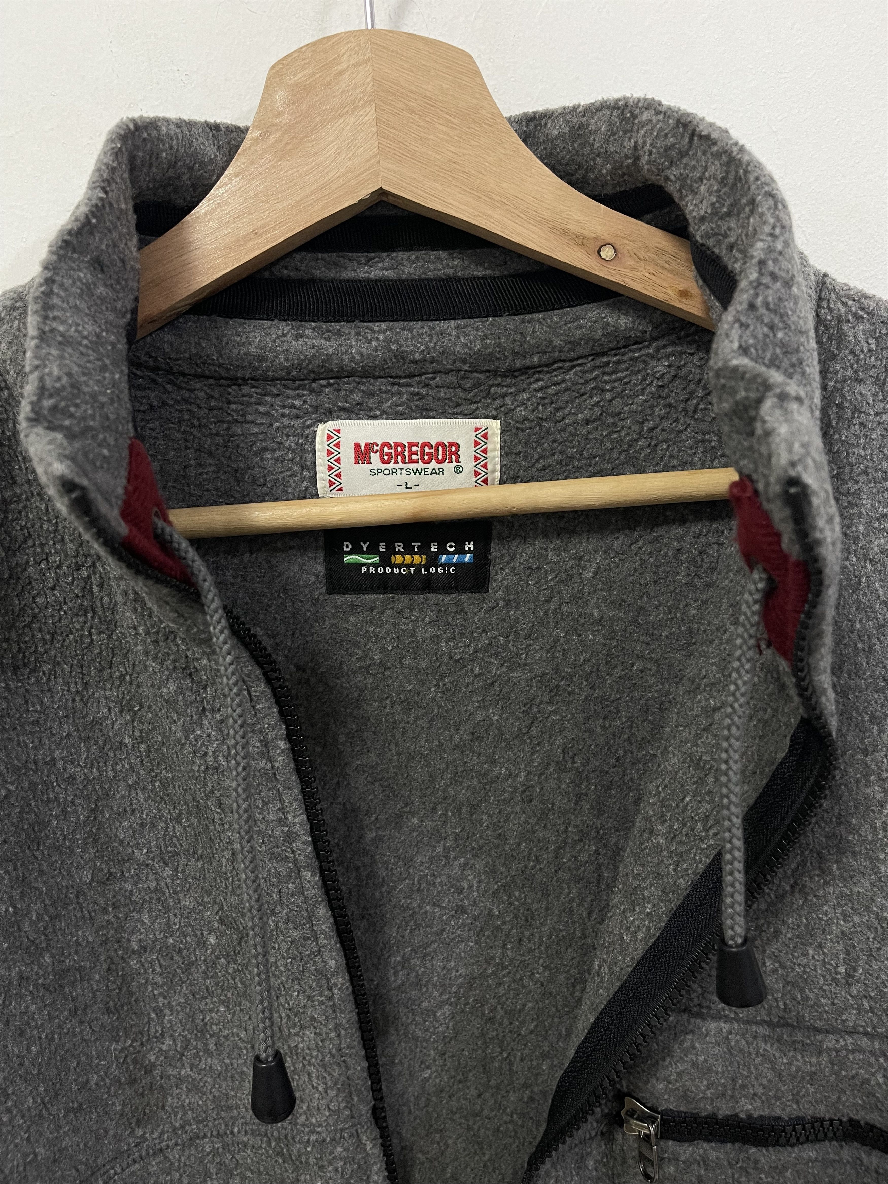 McGregor × Vintage Vintage Mcgregor Fleece Zip Up Sweatshirt Size US M / EU 48-50 / 2 - 6 Thumbnail