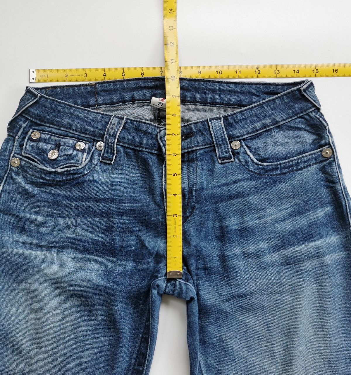 True Religion True Religion Skinny Rayon Distressed Jeans Size US 29 - 11 Thumbnail