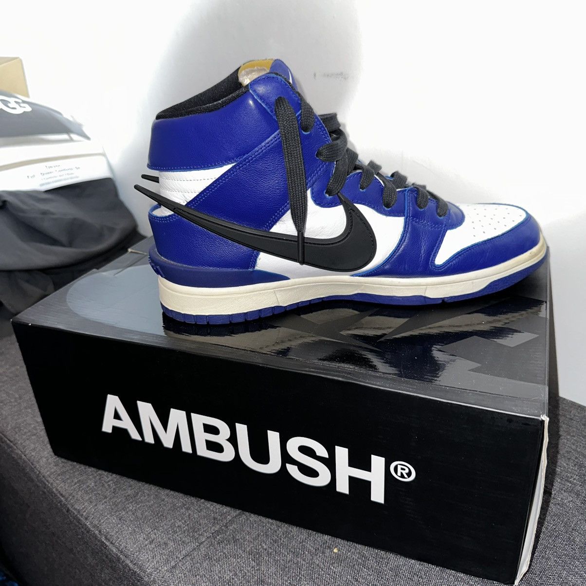 Ambush Design × Nike AMBUSH x Nike Dunk High ‘Deep Royal’ — CU7544-400 Size US 11 / EU 44 - 4 Thumbnail