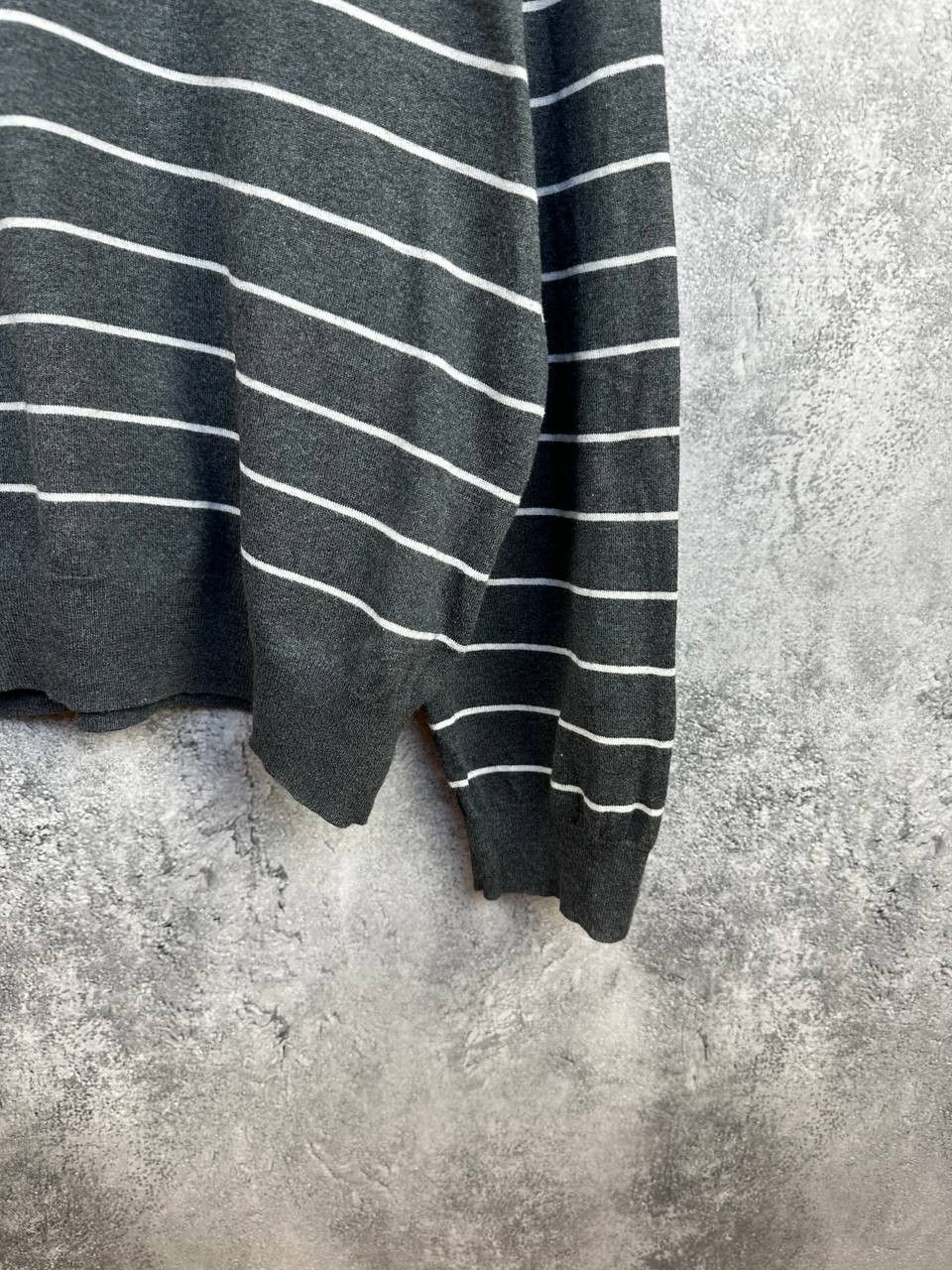 Polo Ralph Lauren Polo Ralph Lauren Vintage V-Neck Striped Sweater Jumper Size US XXL / EU 58 / 5 - 8 Thumbnail