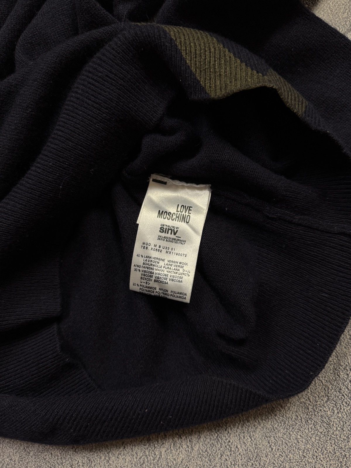Moschino Love Moschino Wool Sweater With Big Logo Size US L / EU 52-54 / 3 - 10 Thumbnail