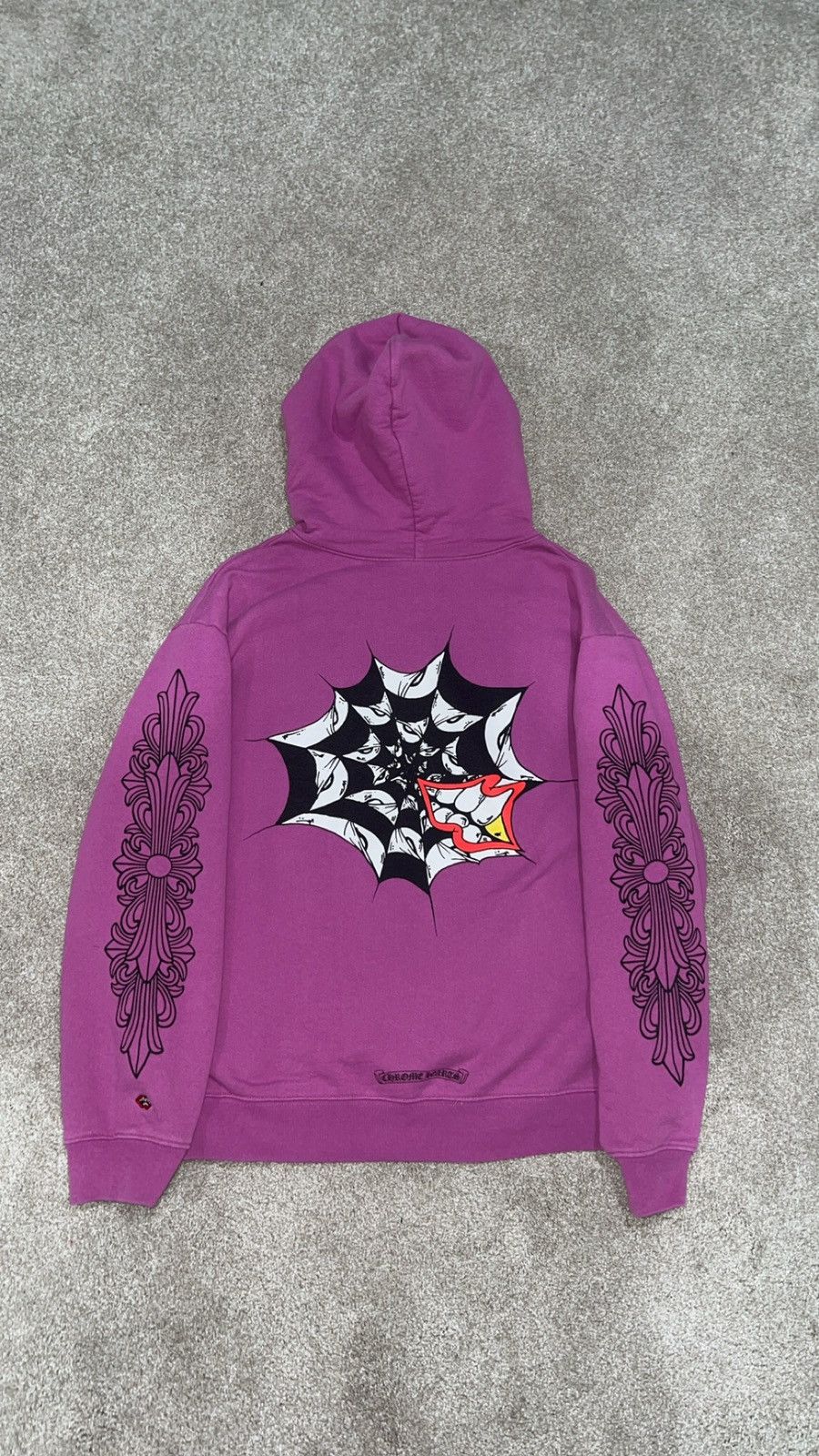 image of Chrome Hearts Matty Boy Spider in Purple, Men's (Size XL)