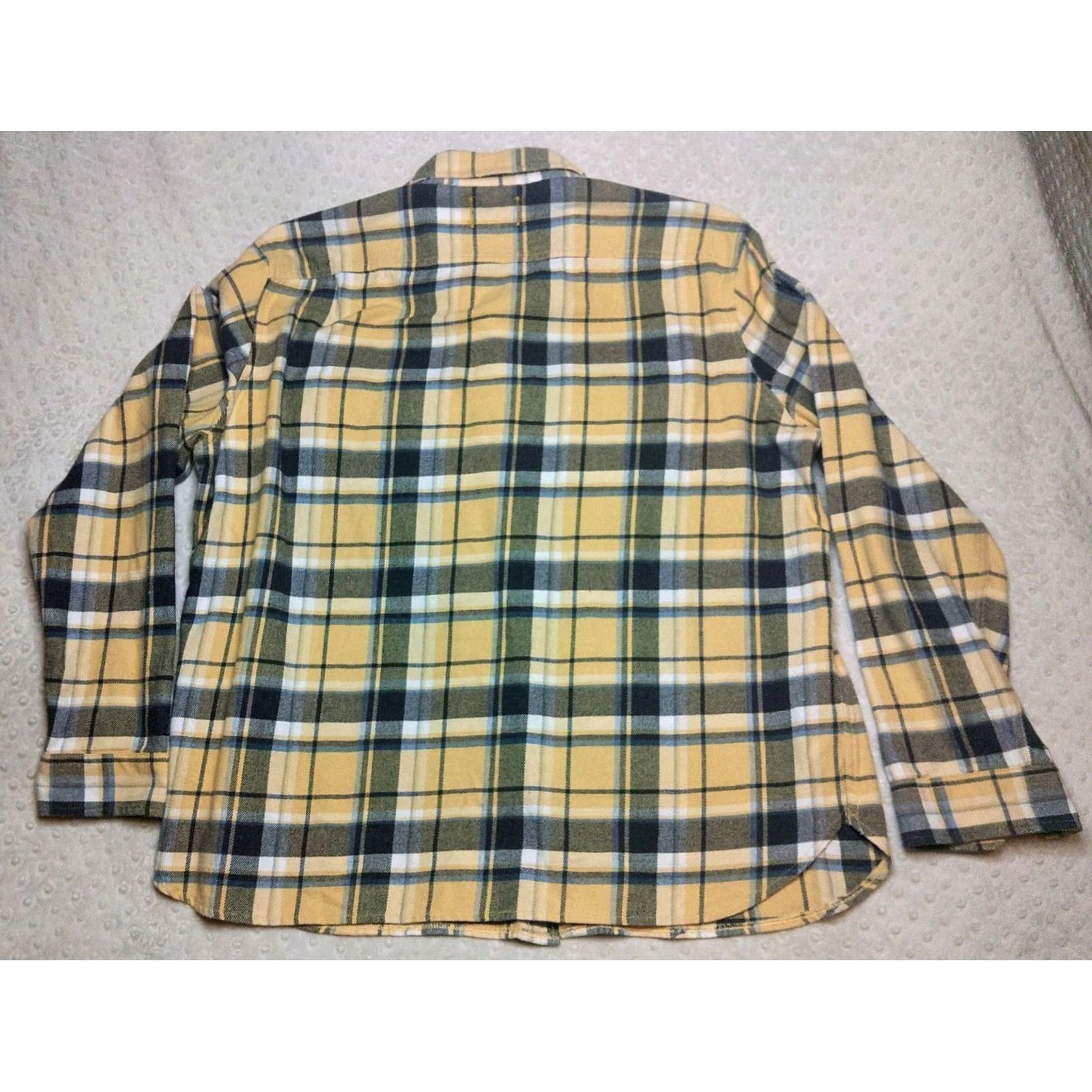 Vintage L.L.Bean Todd Snyder Heavyweight Flannel Shirt Men’s XL Buffalo Check Yellow Shirt Size US XL / EU 56 / 4 - 7 Thumbnail