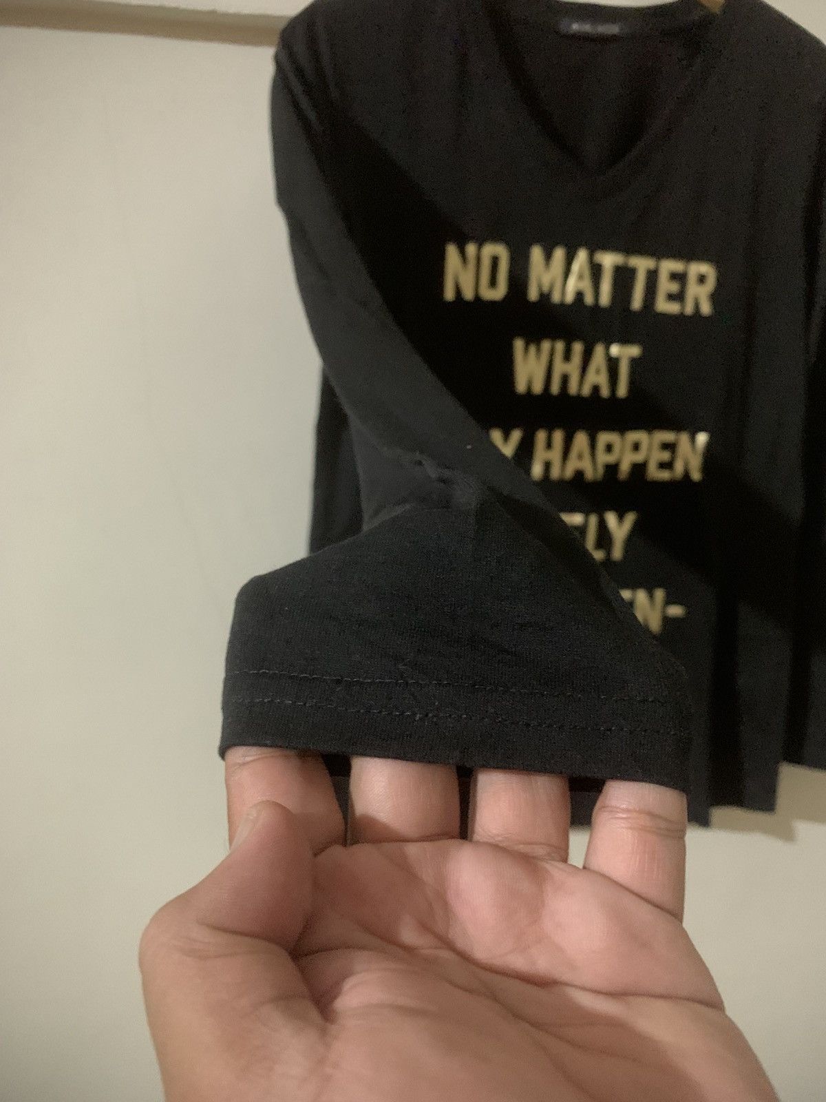 Japanese Brand Japanese AvailMode Poem LongSleeve quote tee Shirt Size US L / EU 52-54 / 3 - 2 Thumbnail