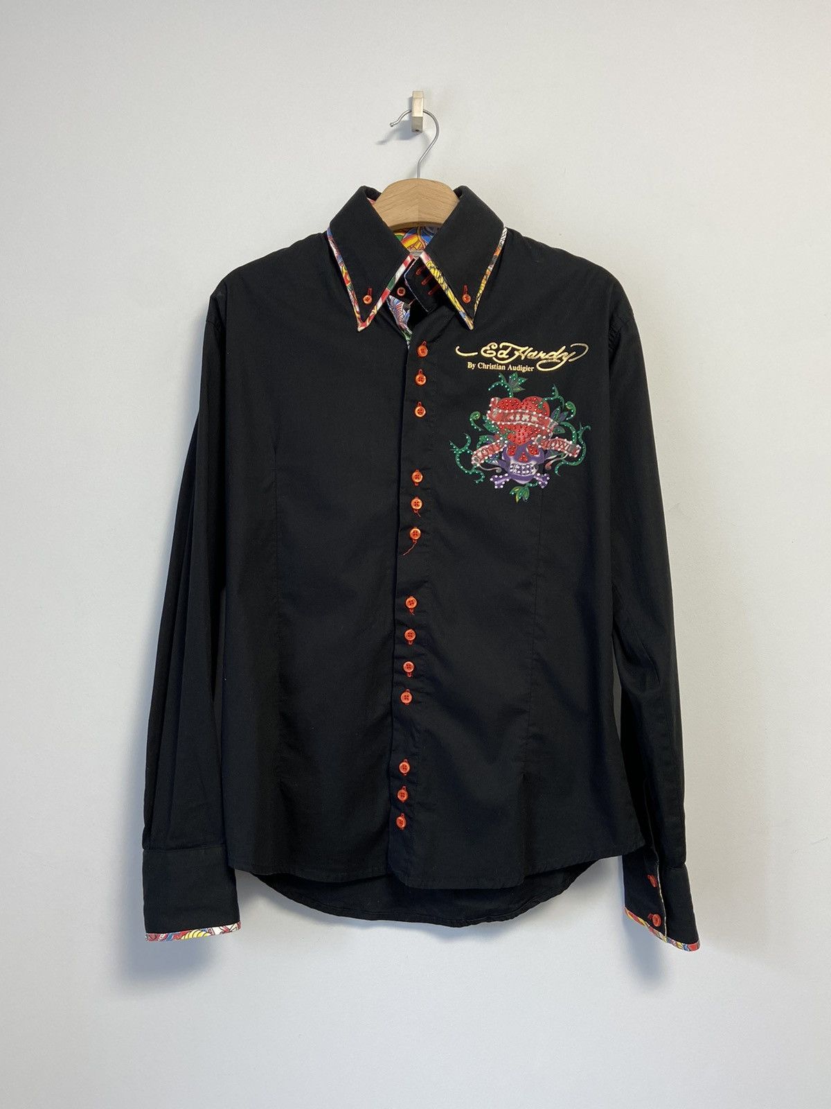 Ed Hardy Ed hardy Vintage Button Up Y2K style hype Size US M / EU 48-50 / 2 - 8 Thumbnail