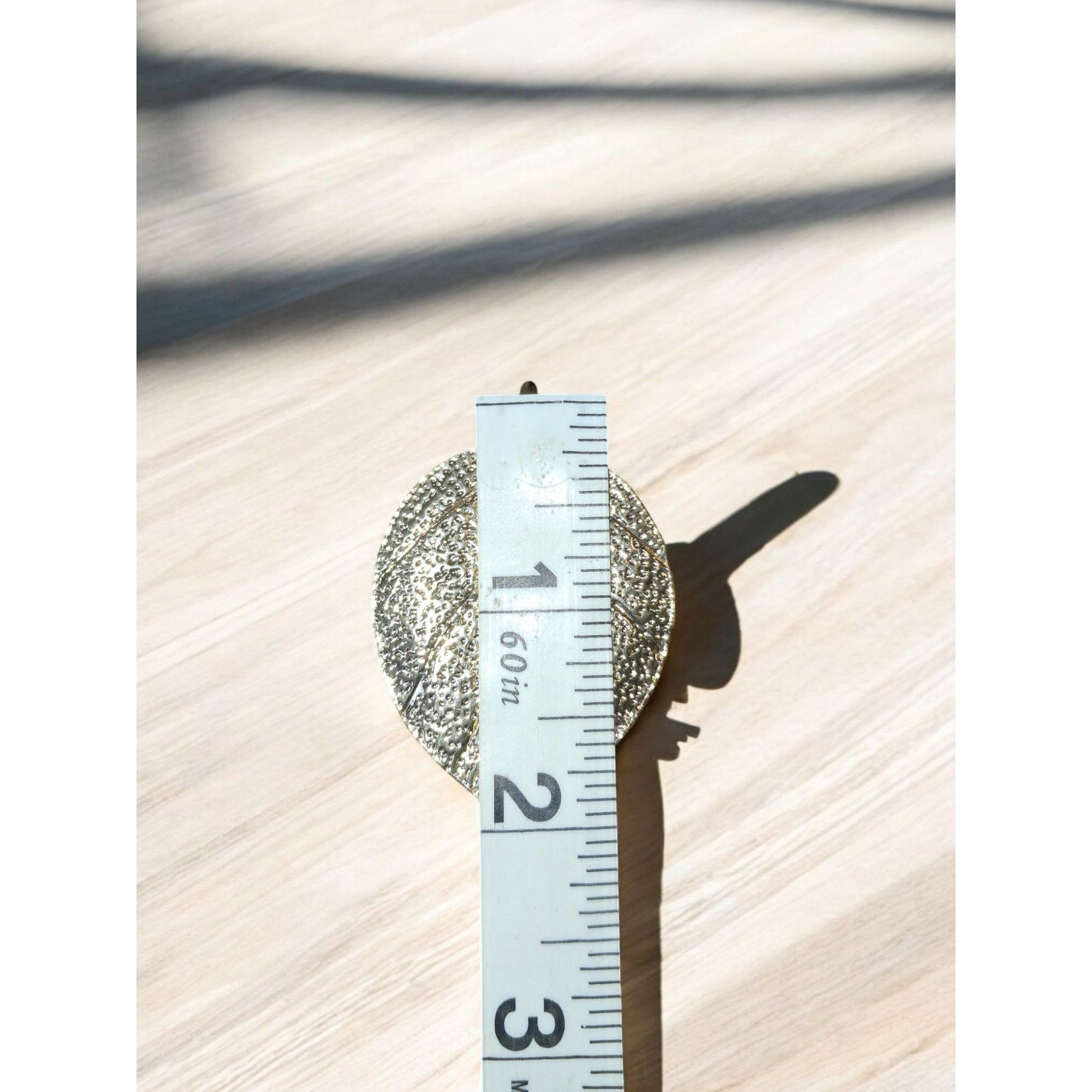 Other Vintage 1970's Silver Electroplated Leaf Peadant Size ONE SIZE - 2 Thumbnail