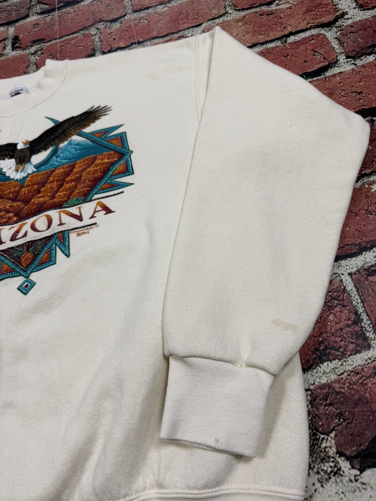 Fruit Of The Loom Vintage Arizona Grand Canyon Bald Eagle Sweatshirt Native Size US L / EU 52-54 / 3 - 9 Thumbnail