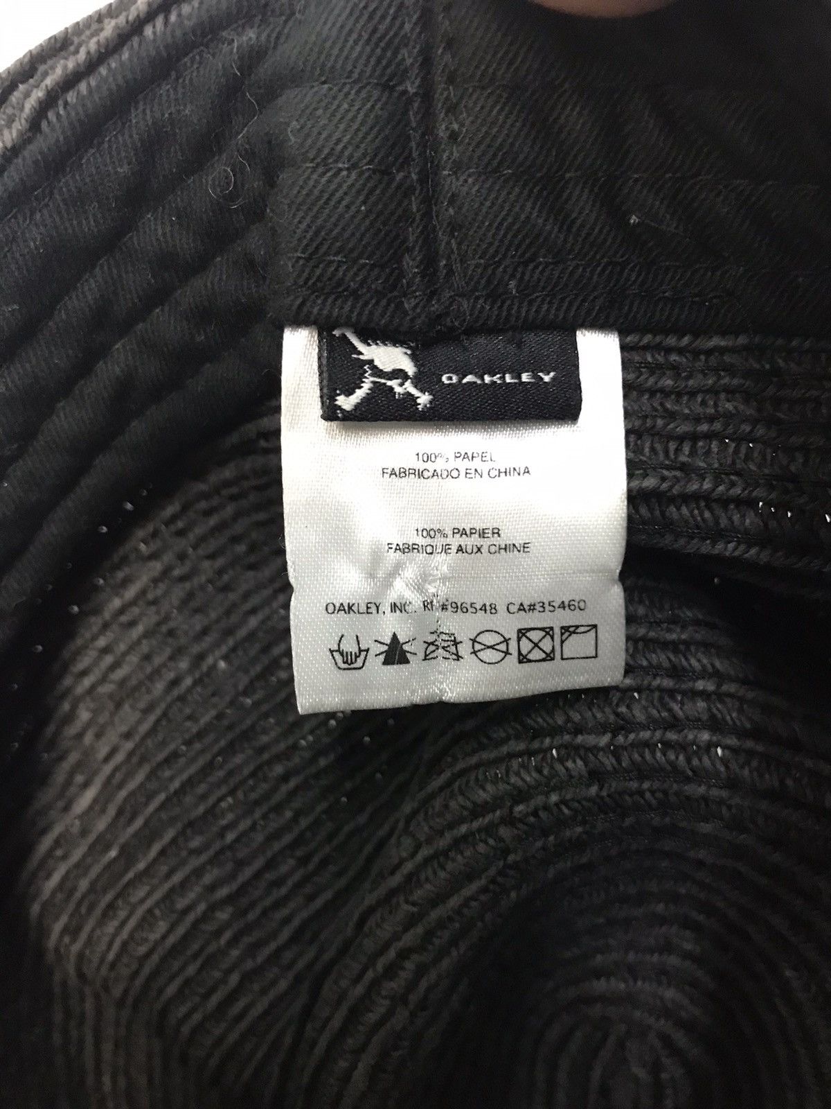 Japanese Brand × Oakley × Vintage Oakley embroidered Paper Bucket 55 Cm Size ONE SIZE - 7 Thumbnail