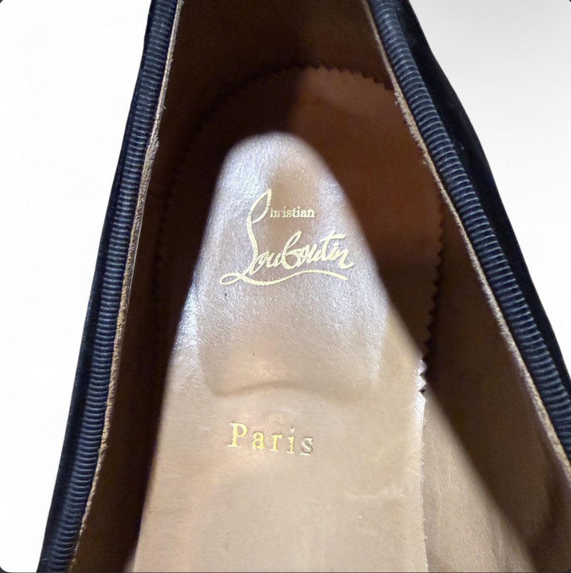 Christian Louboutin Christian Louboutin Men’s Spooky Flat Velvet Spiked Loafer Size US 10.5 / EU 43-44 - 8 Thumbnail