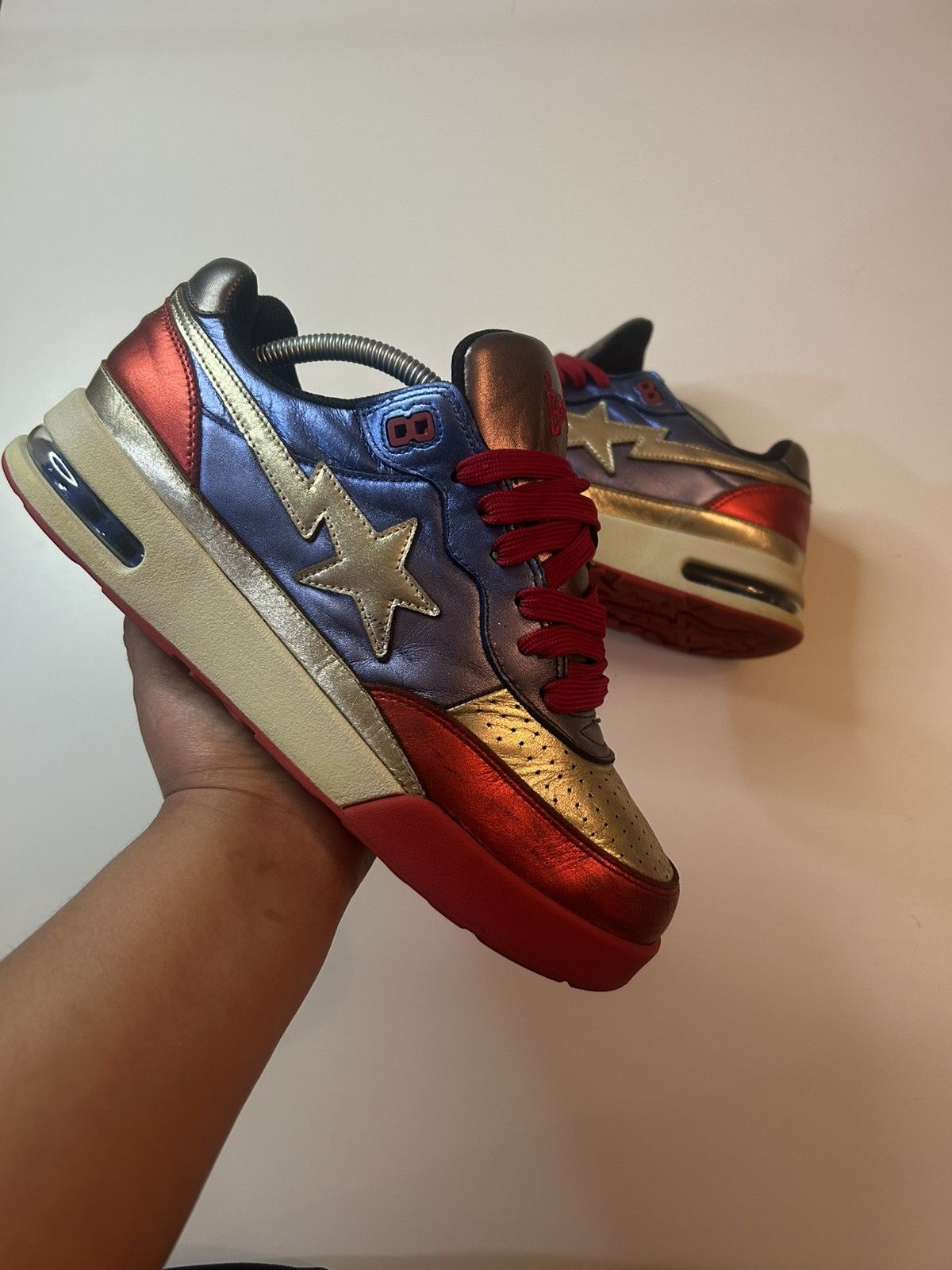 Bape BAPE Roadsta “Navy” Size US 8 / EU 41 - 1 Thumbnail