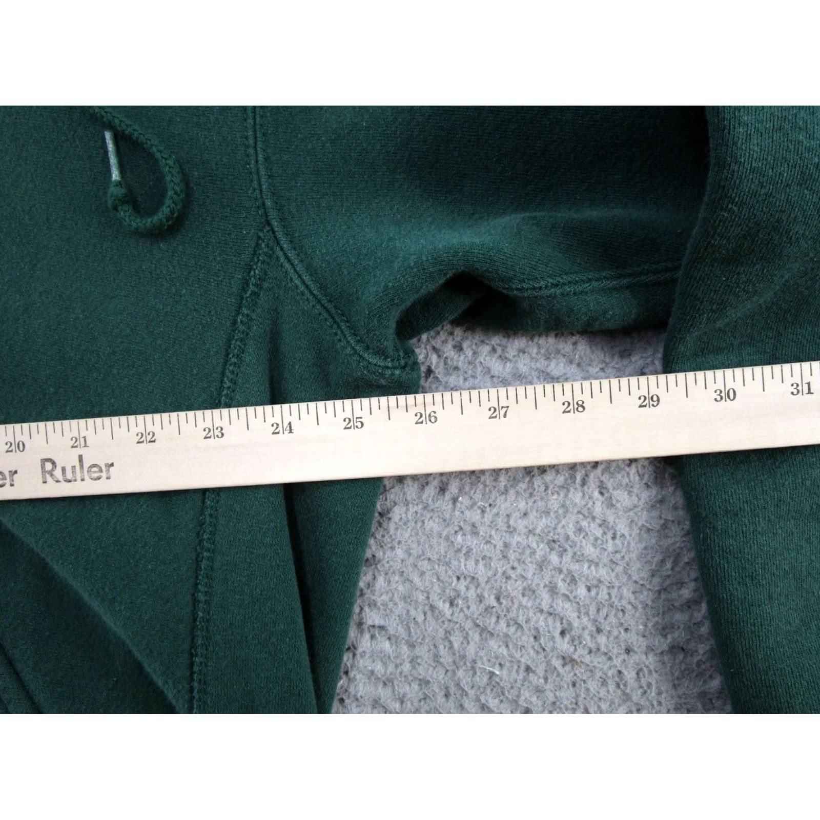 Lee VINTAGE Lee Hoodie Pullover Sports 90s Mens 2XL Green | Hooded Sweatshirt Used All Seasons Winter Fall Spring Size US XXL / EU 58 / 5 - 6 Thumbnail