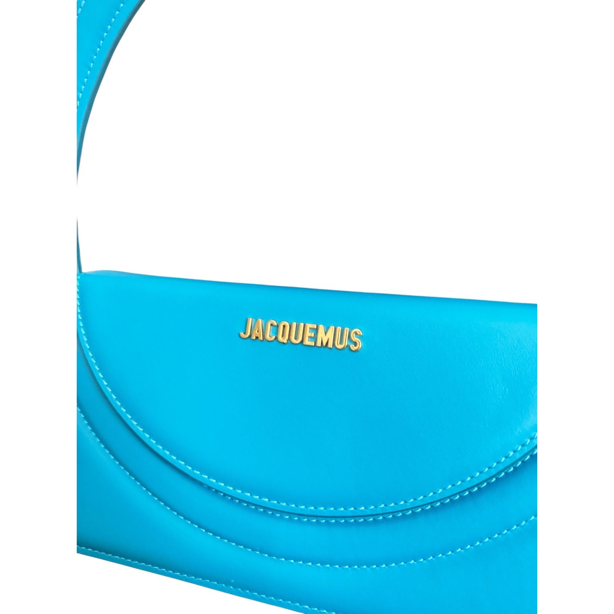 Jacquemus « Sac Rond » Blue Leather Bag Size ONE SIZE - 4 Thumbnail