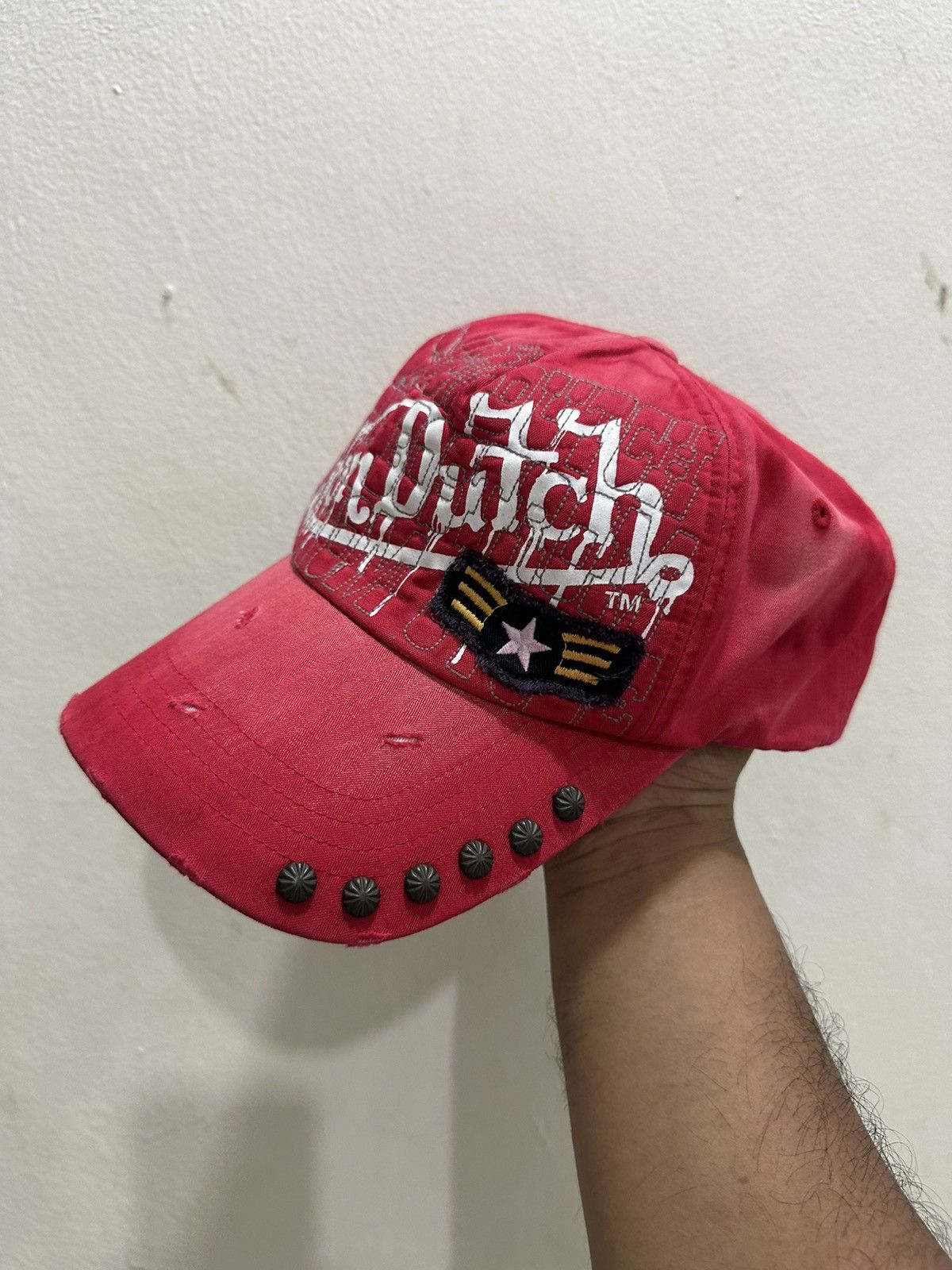 Von Dutch VTG Distress Von Dutch Punk Hat Size ONE SIZE - 1 Thumbnail