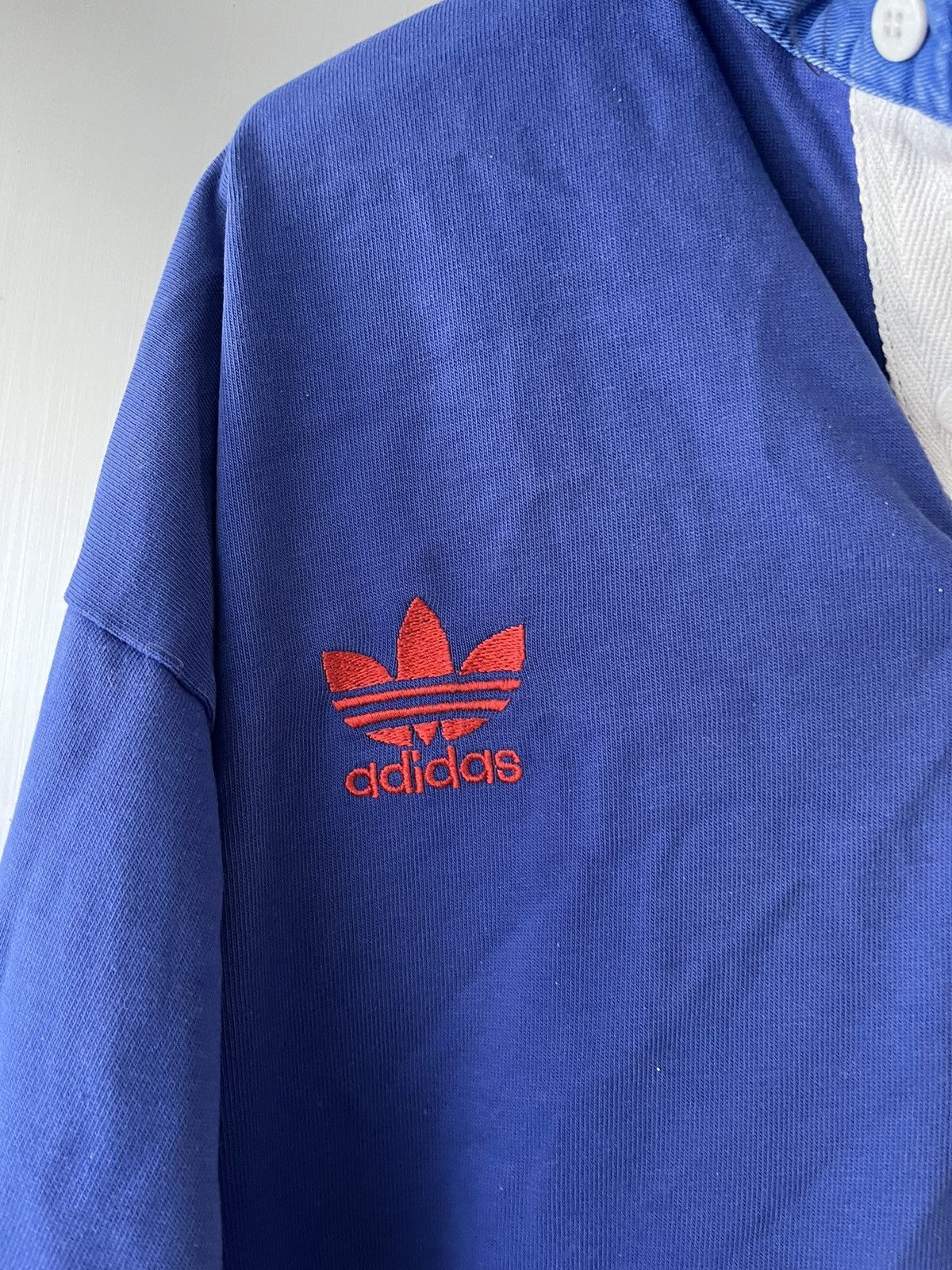 Adidas Vintage Adidas France Rugby Sweatshirt Size US XL / EU 56 / 4 - 5 Thumbnail