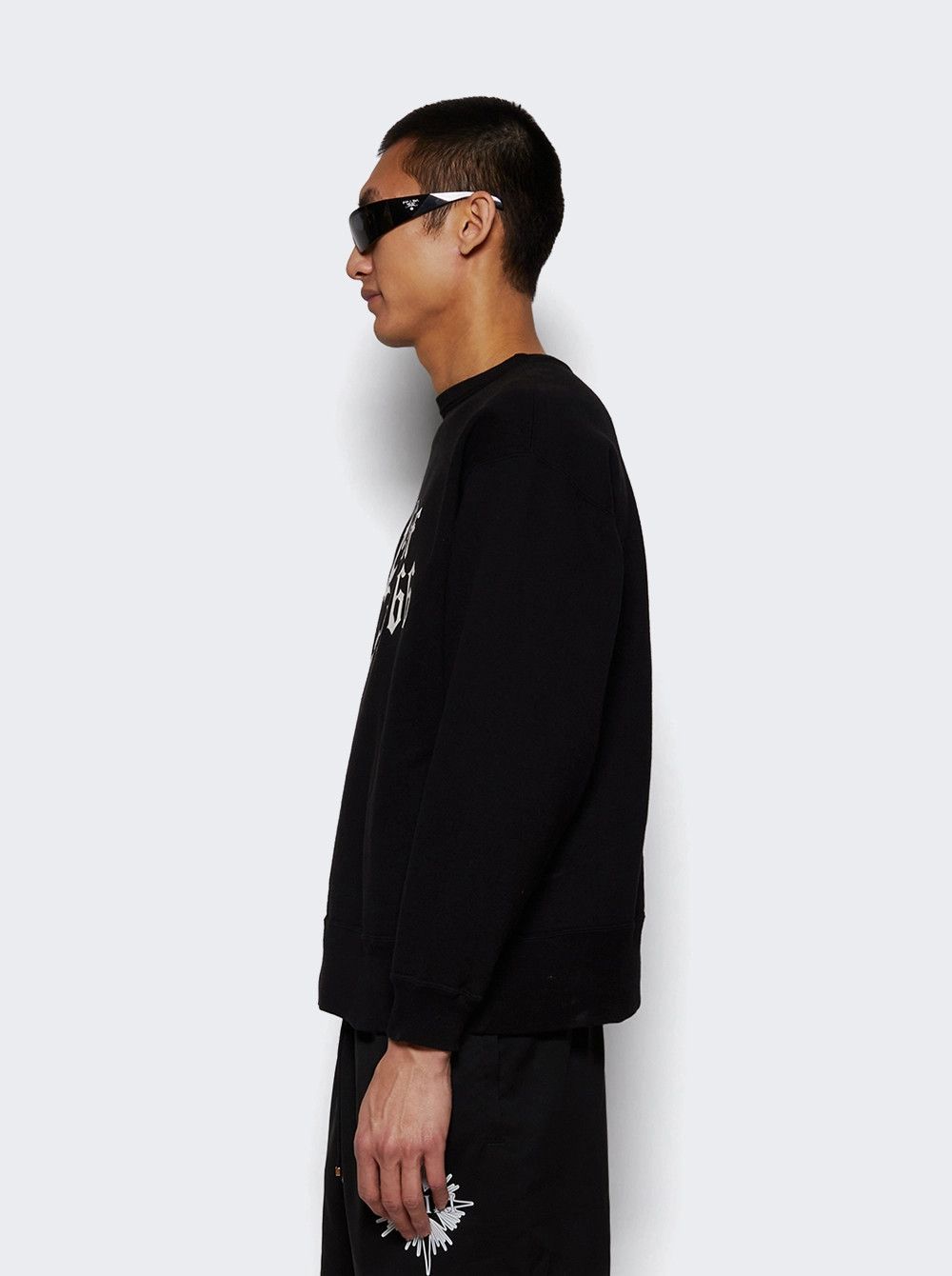 Saint Michael o1mle0326 Crewneck Sweatshirt in Black Size US XL / EU 56 / 4 - 3 Thumbnail