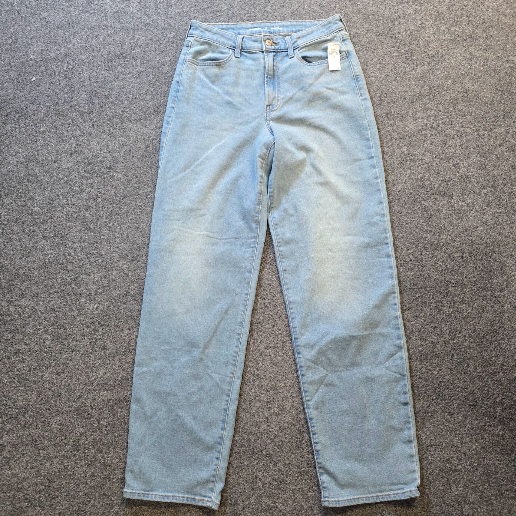Old Navy Old Navy Jeans Womens 10 Tall Blue Wow Loose High Rise Straight Baggy Capsule 90s Womens Jeans Straight Baggy Blue Tall 33in Inseam Size 32" / US 10 / IT 46 - 2 Thumbnail