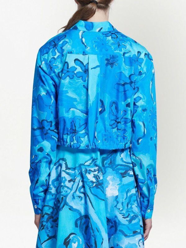 Marni o1y1125 Floral Shirt in Multicolor Size XS / US 0-2 / IT 36-38 - 4 Thumbnail