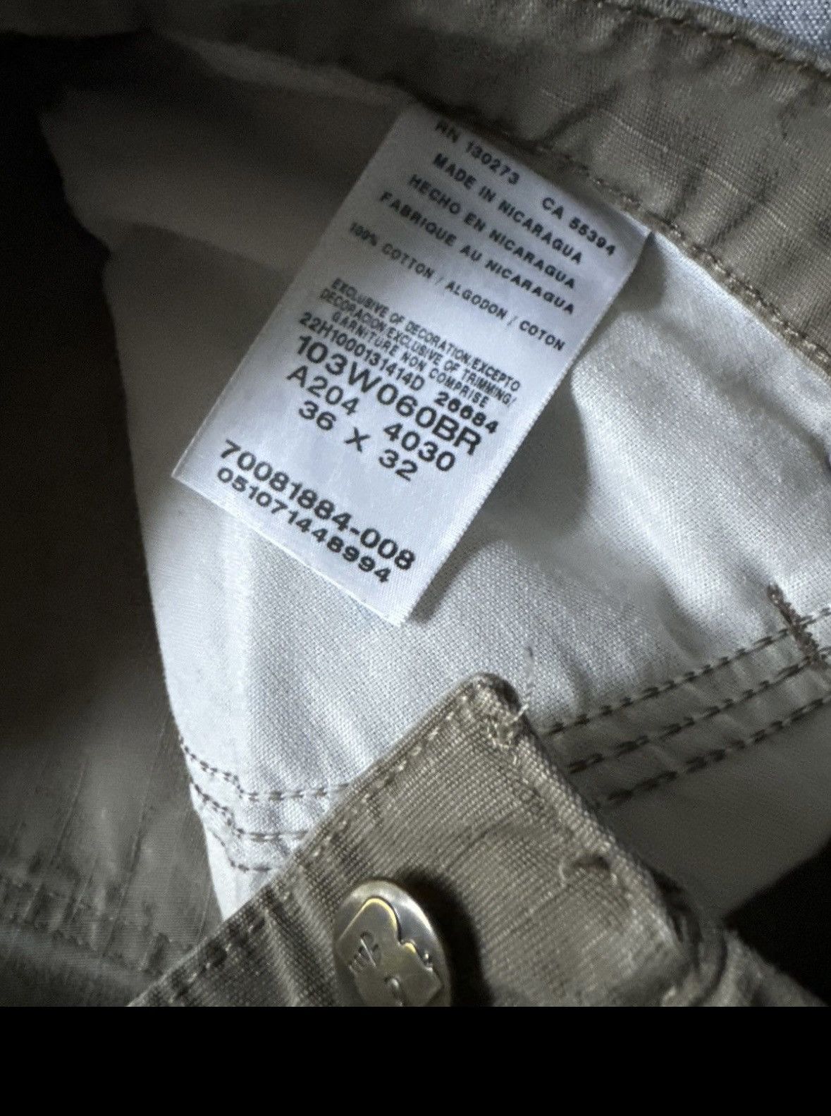 Wrangler Wrangler Ranger Khaki Cargo Pants Size US 36 / EU 52 - 4 Thumbnail
