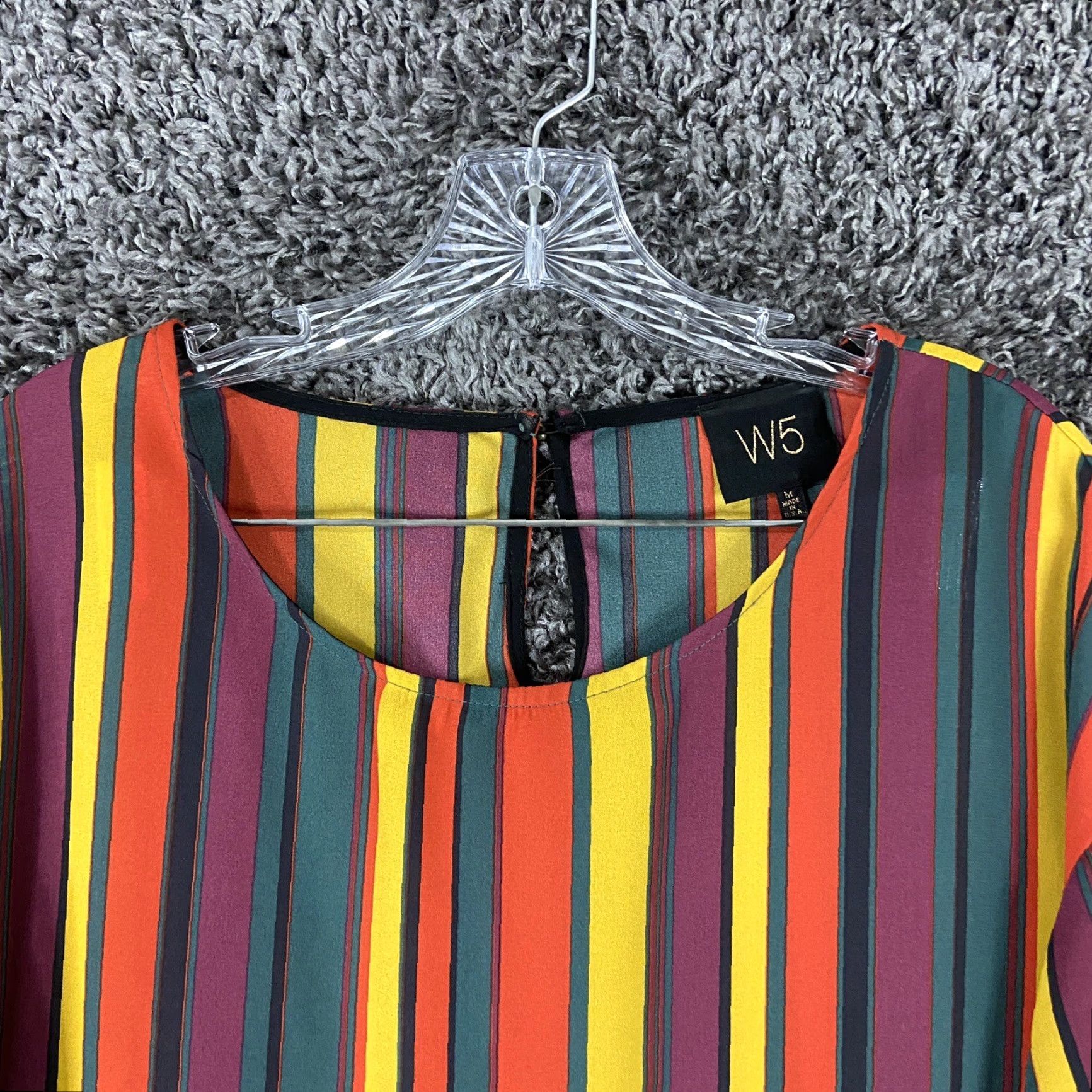 Etro W5 Retro Multicolor Blouse Short Sleeve Women’s M Women Blouse M Multicolor Retro Short Sleeve W5 Size M / US 6-8 / IT 42-44 - 5 Thumbnail