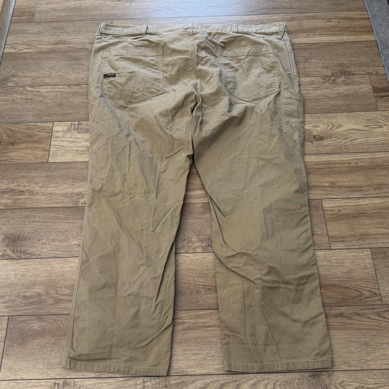 Ariat Ariat Rebar M4 Relaxed Straight Field Khaki Work Pants Size US 44 / EU 60 - 8 Thumbnail