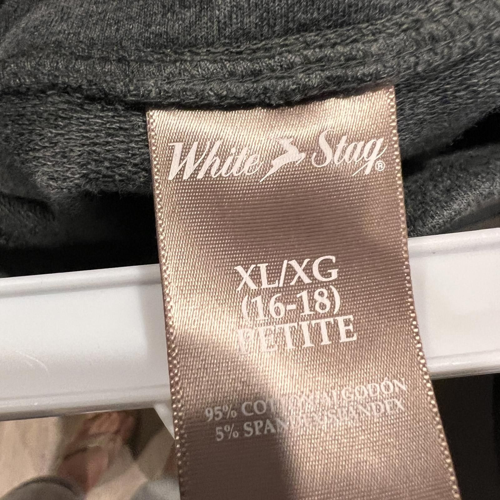 Other White Stag Women's Casual Pants XL Petite Gray Size 40" / US 18 - 3 Thumbnail