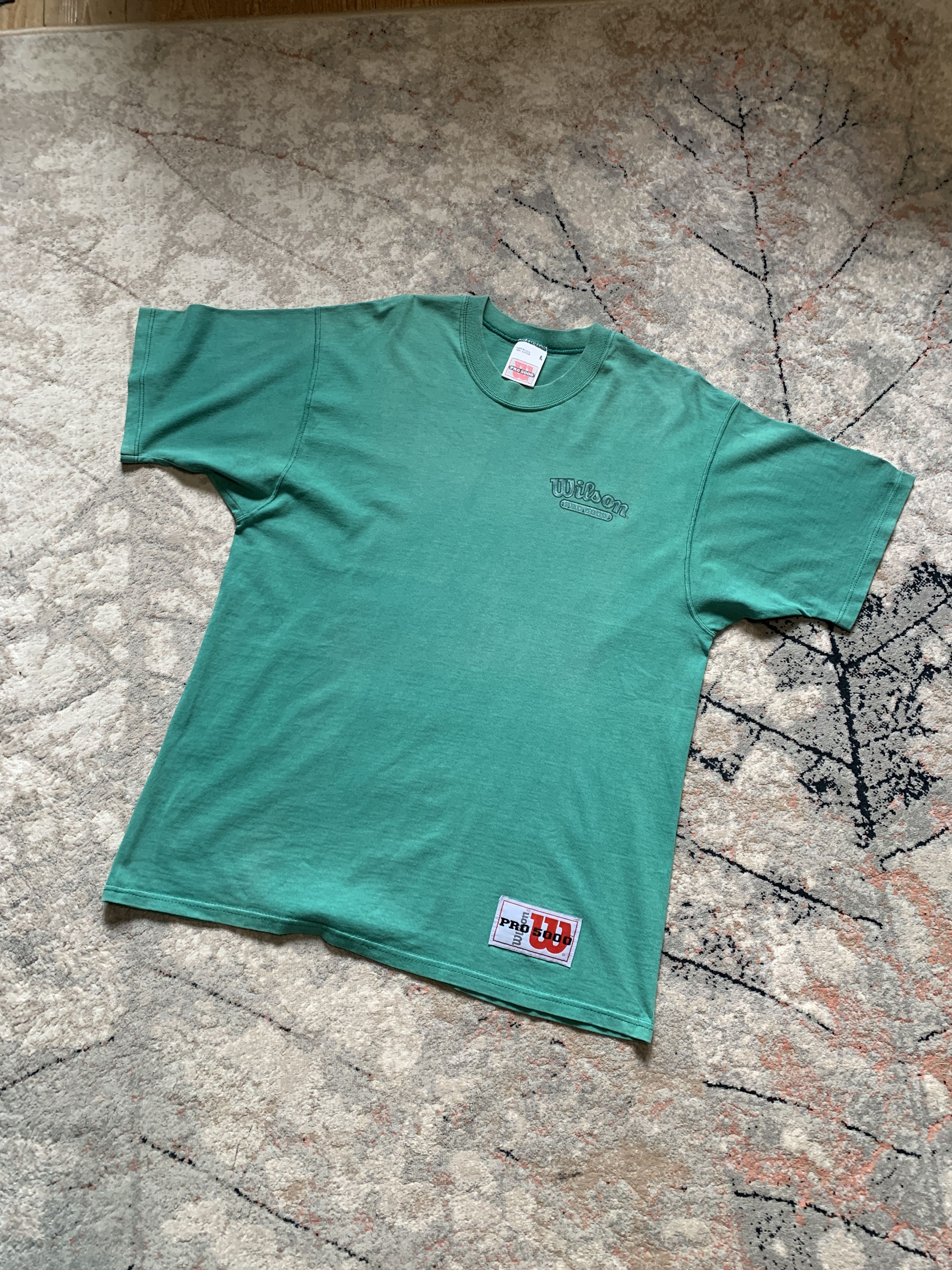 Vintage Vintage Wilson Pro 5000 Made In USA Tee Size US L / EU 52-54 / 3 - 1 Thumbnail