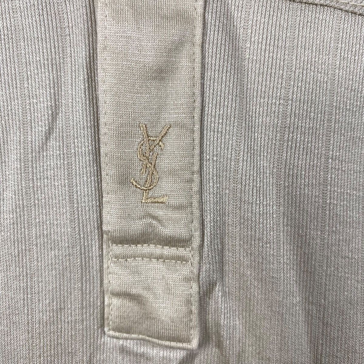 Vintage × Yves Saint Laurent Vintage YVES SAINT LAURENT Tricots Pour Homme Polo Shirt Size US L / EU 52-54 / 3 - 4 Thumbnail