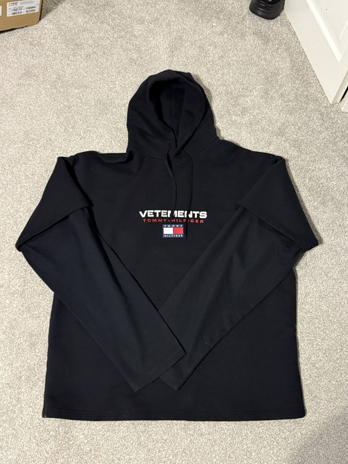 Vetements x Tommy Hilfiger double sleeve hoodie
