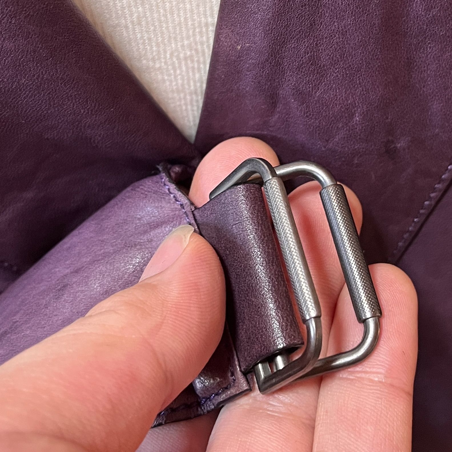 Bottega Veneta Bottega Veneta Tomas Maier Purple Nappa Leather Jacket Size S / US 4 / IT 40 - 4 Thumbnail