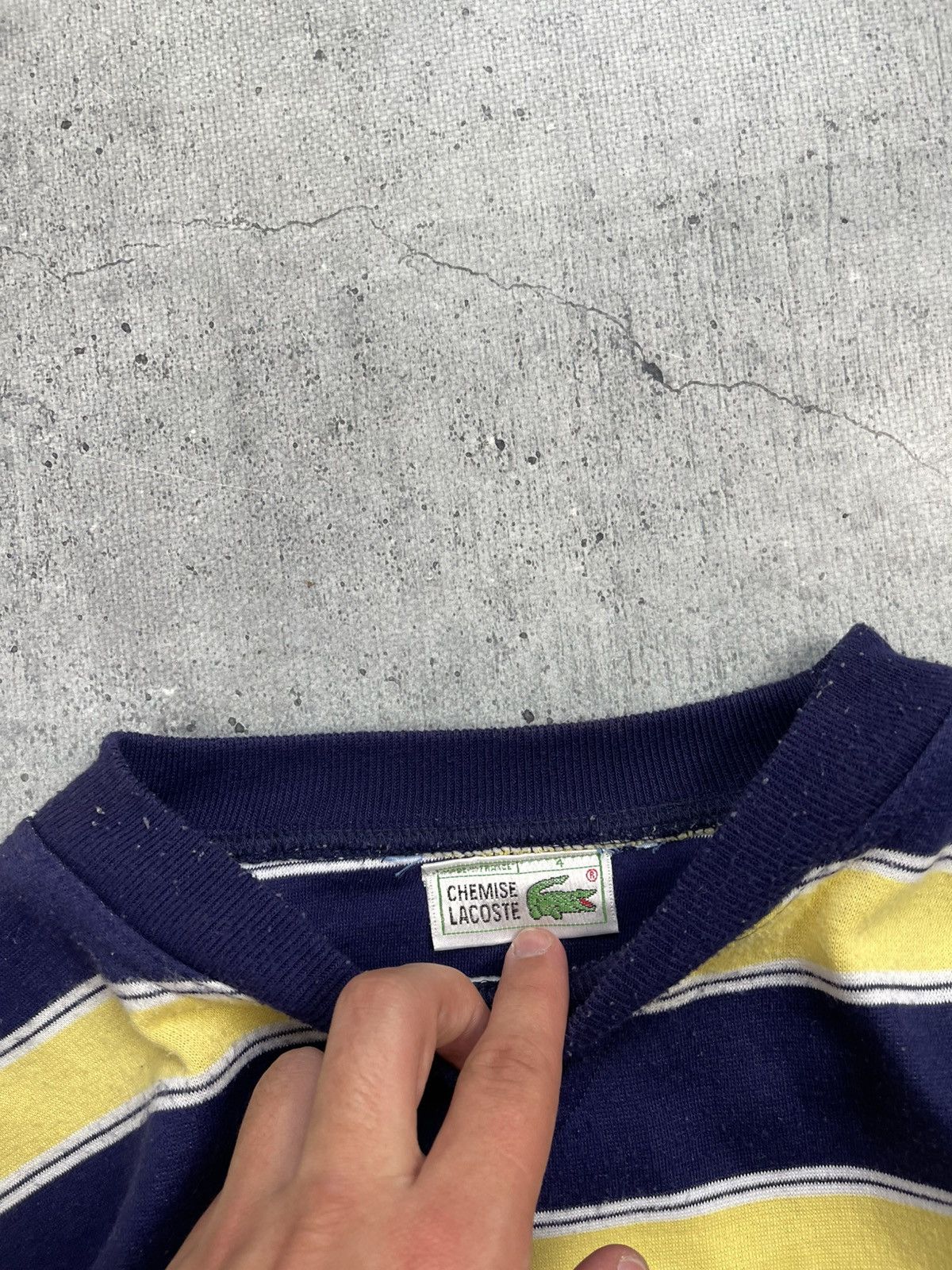 Lacoste × Vintage Mens Sweater Sweatshirt Lacoste Vintage Size M/L Size US L / EU 52-54 / 3 - 5 Thumbnail
