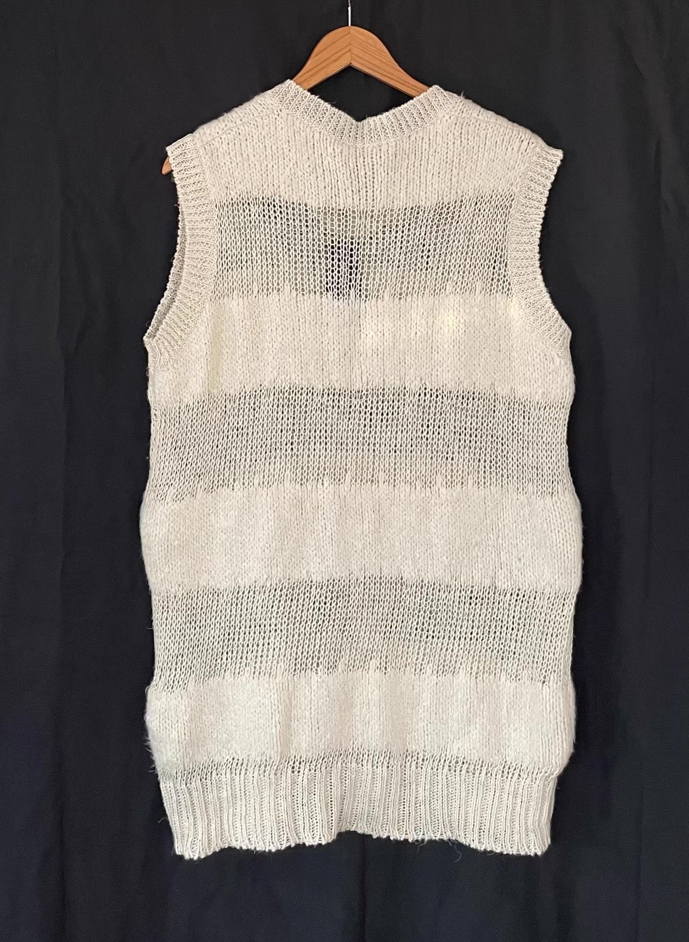 Ann Demeulemeester Ann Demeulemeester 22SS Men's Knit Waistcoat Ｑ21 Size US M / EU 48-50 / 2 - 2 Thumbnail
