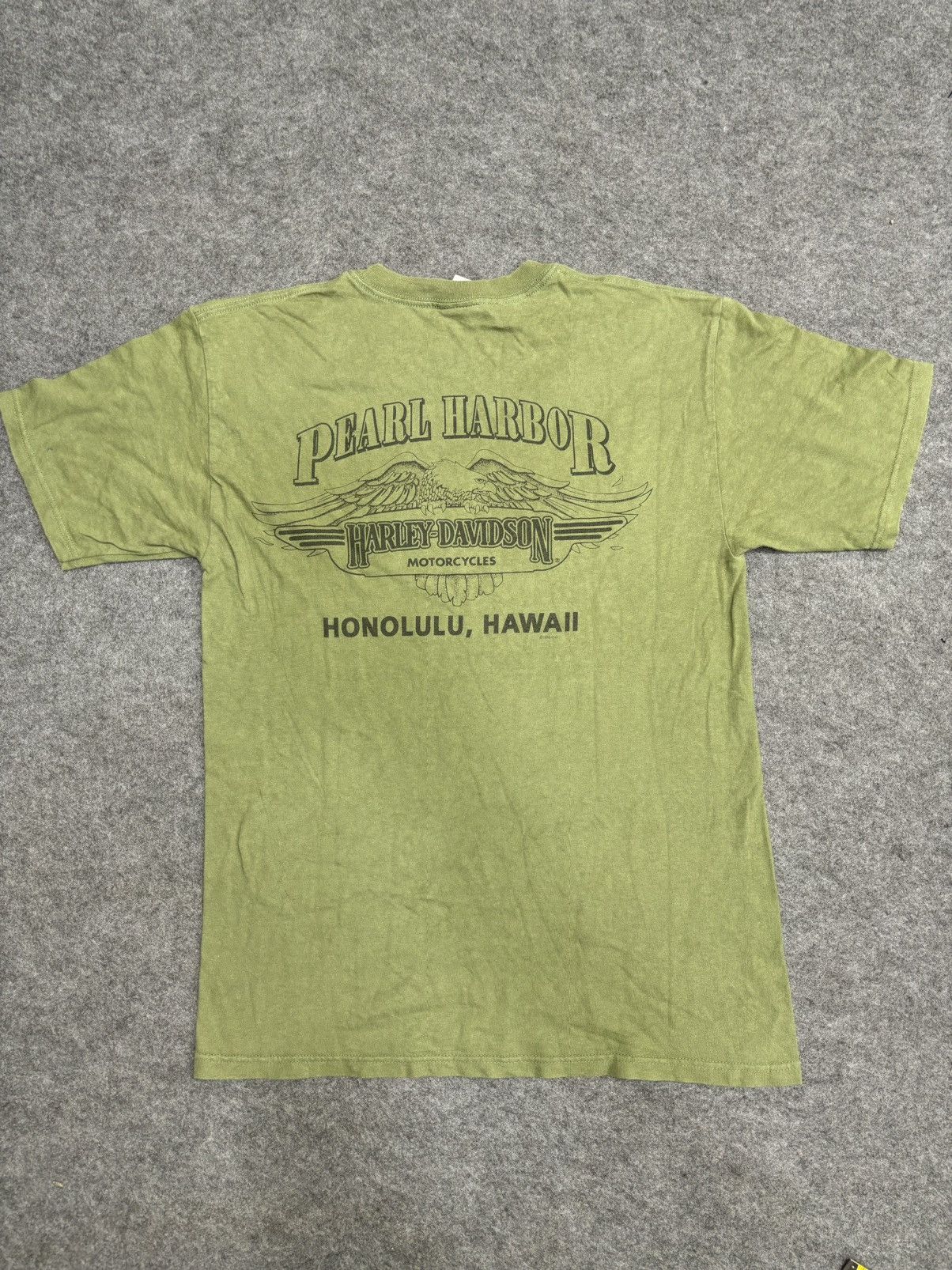 Harley Davidson 💥Vintage💥90s Harley Davidson War WLA-45 Bike Shirt F575 Size US M / EU 48-50 / 2 - 11 Thumbnail