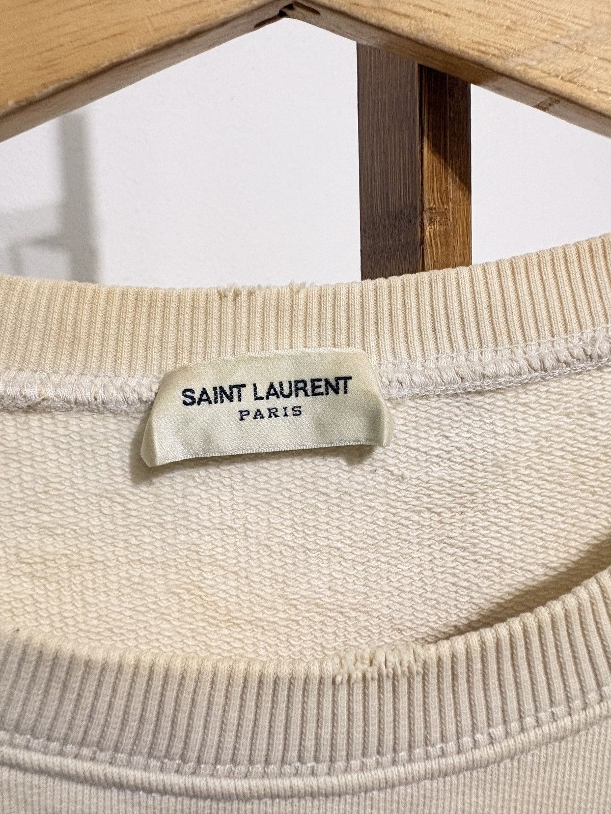 Saint Laurent Paris Saint Laurent Robot Destroyed Sweatshirt Size US M / EU 48-50 / 2 - 11 Thumbnail