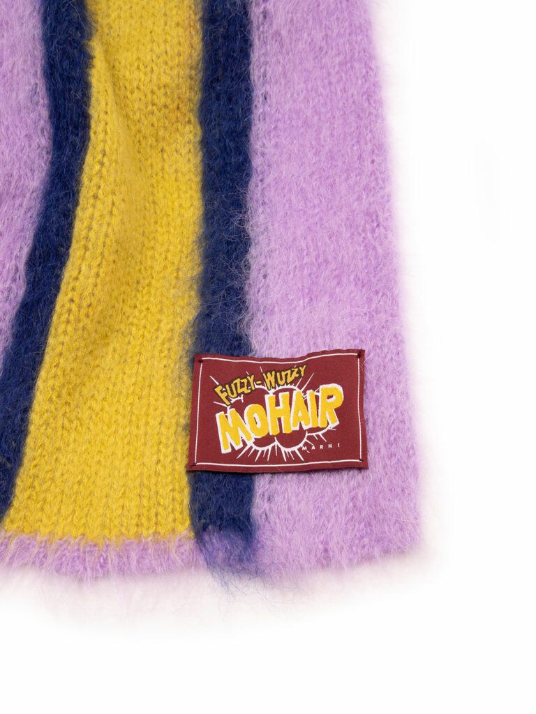Marni o1w1db10125 Size:OS/Mohair Scarf in Multicolor Size ONE SIZE - 4 Thumbnail