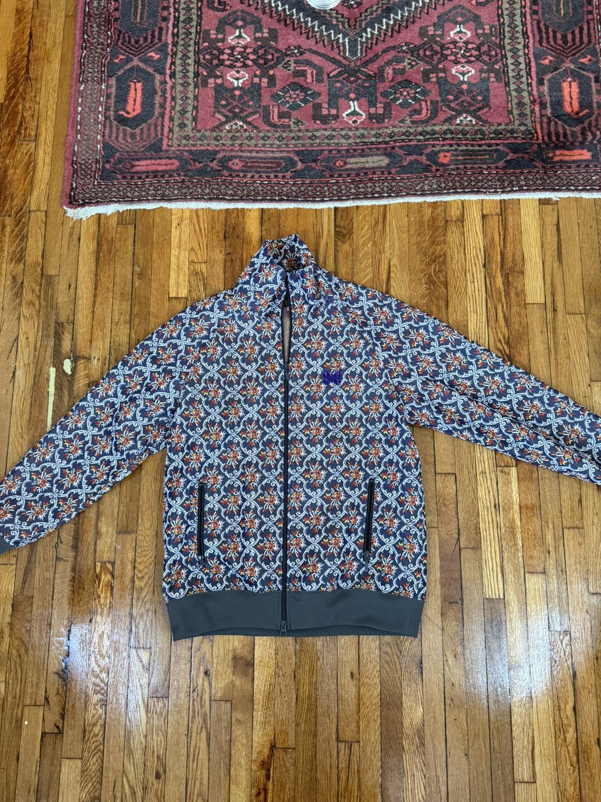 Needles Needles Japan Jacquard Track Suit Jacket Medium Size US M / EU 48-50 / 2 - 1 Thumbnail