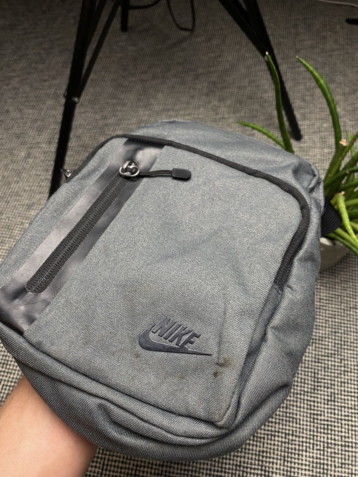 Nike × Vintage Vintage rare Nike tech fleece mini bag y2k drill Size ONE SIZE - 2 Thumbnail