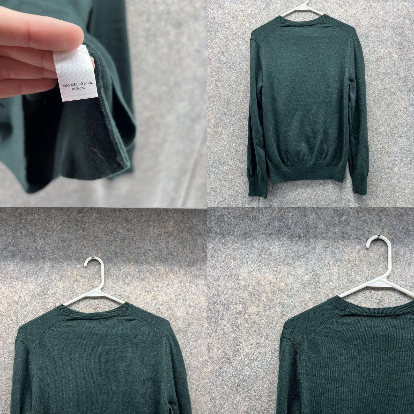 Banana Republic Banana Republic Sweater Men Medium Adult Green Wool Crew Neck Pullover Size US M / EU 48-50 / 2 - 8 Thumbnail