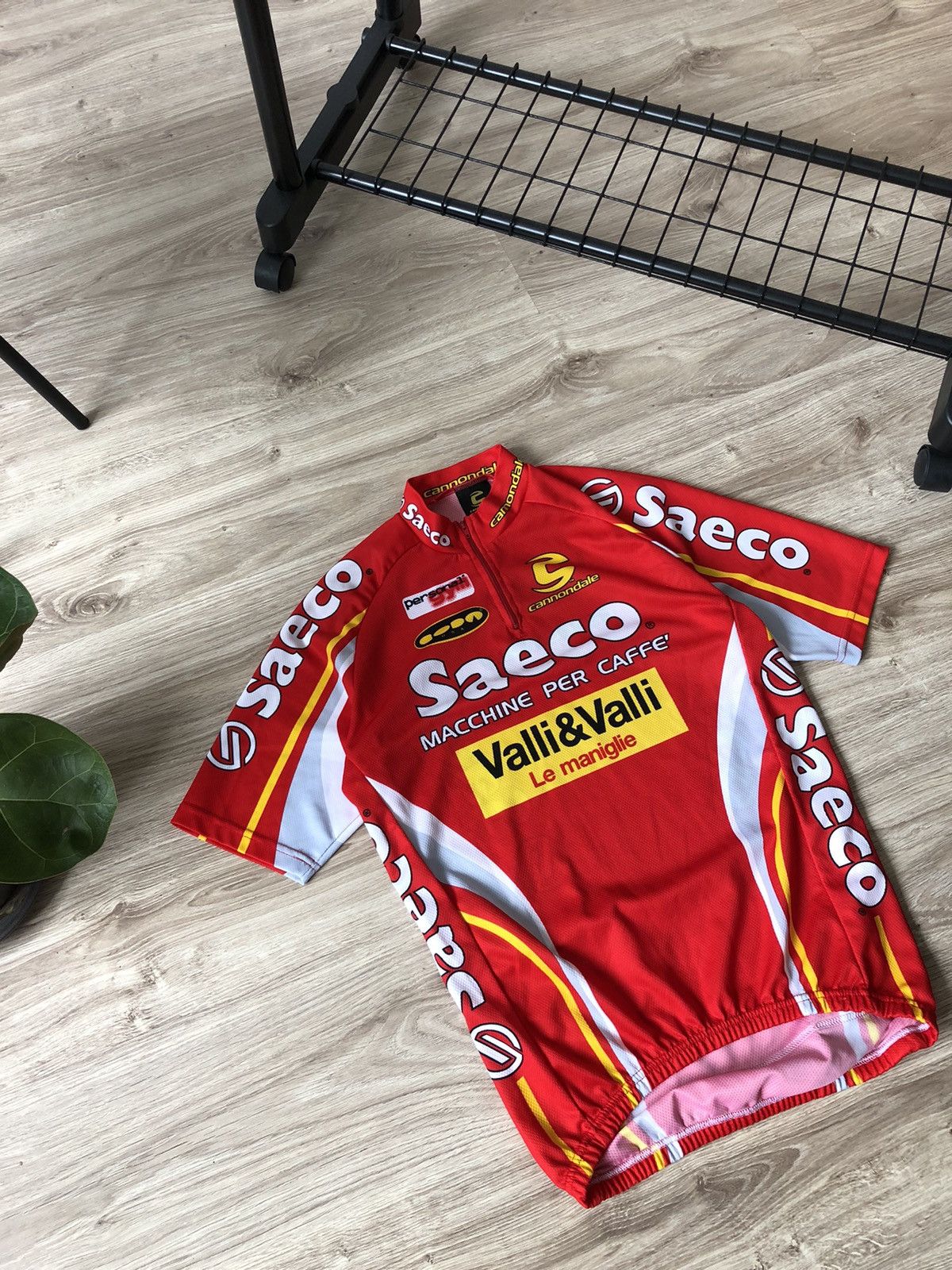 Bicycle × Vintage Vintage Cannondale Saeco Cycling Jersey T Shirt Size US L / EU 52-54 / 3 - 2 Thumbnail
