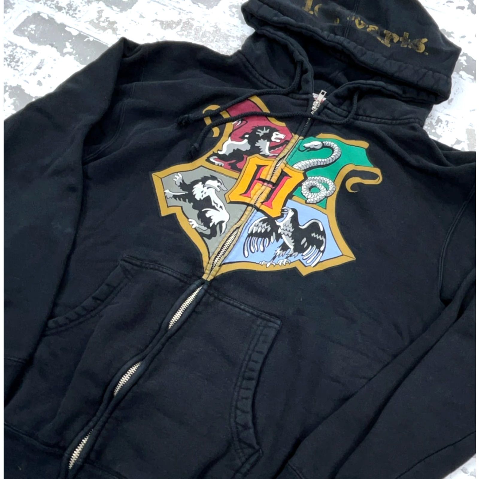 Vintage VINTAGE Harry Potter Hoodie Men Small Black Sweatshirt Sweater Jacket Toy Y2K Size US S / EU 44-46 / 1 - 2 Thumbnail