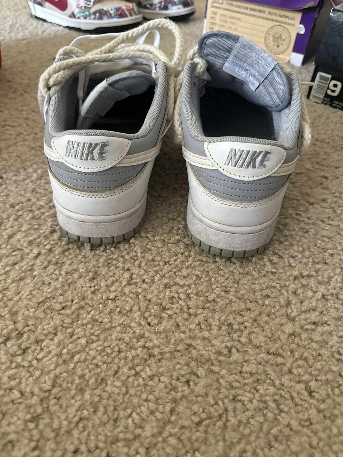 Nike Nike Dunk Low Neutral Grey 2022 Custom Size US 9 / EU 42 - 3 Thumbnail