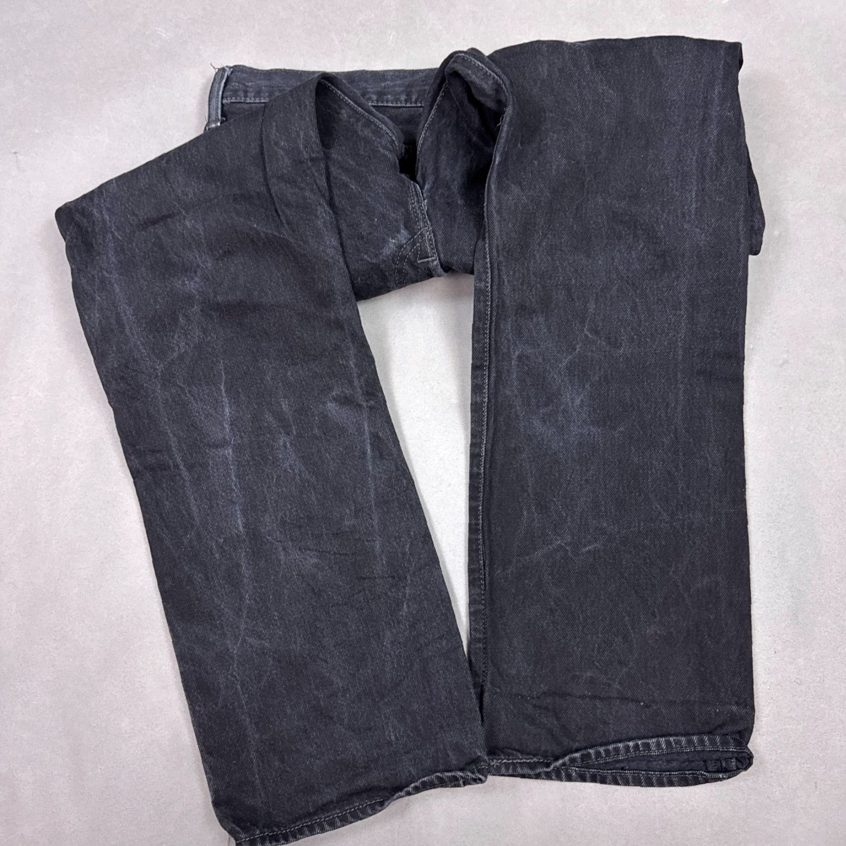 Levi's Levi's 501 Jeans Mens 34x30 Black Denim Jeans Button Fly Dark Wash Vintage No Size US 34 / EU 50 - 7 Thumbnail
