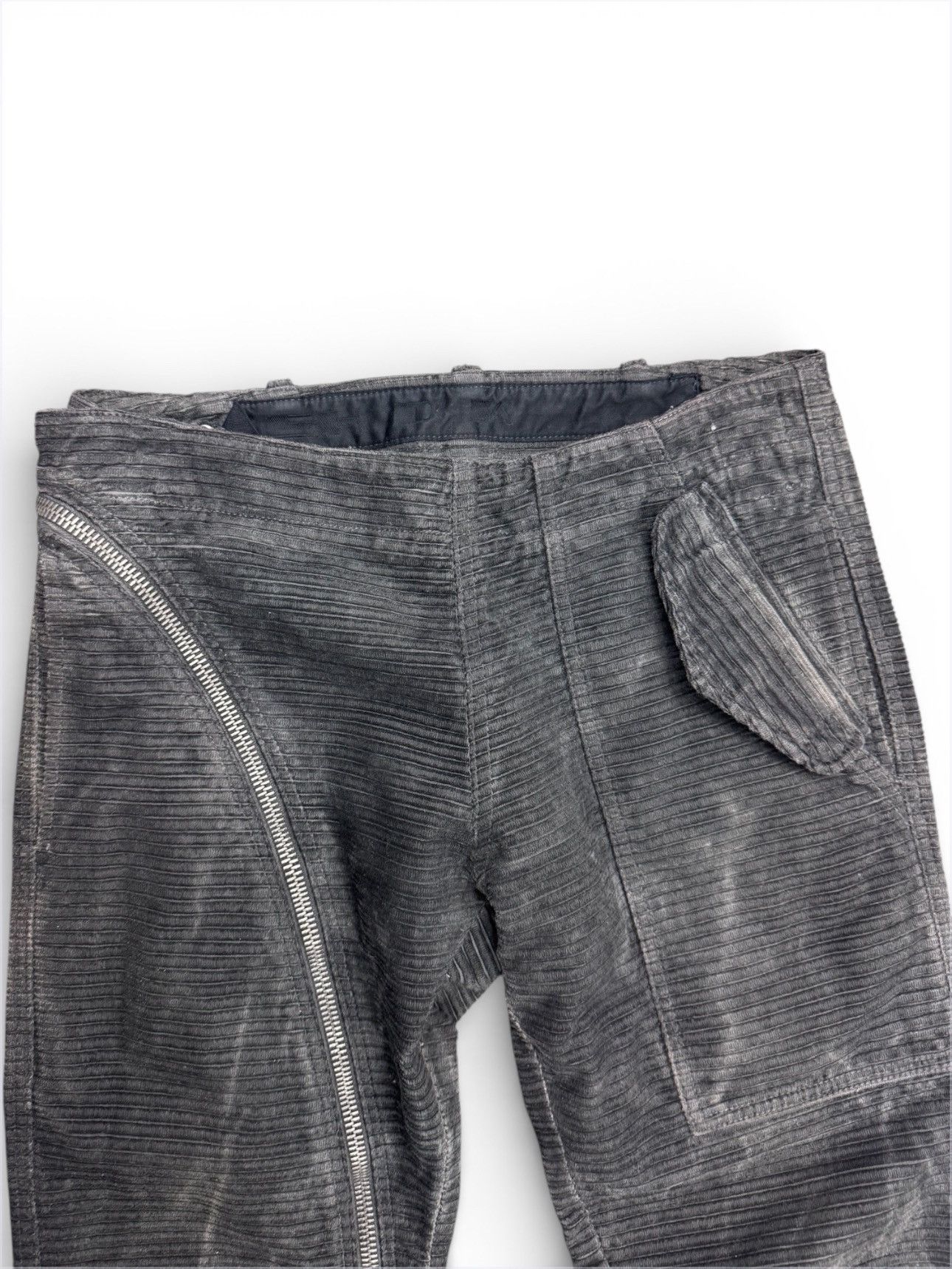 Rick Owens Rick Owens FW09 Corduroy Aircut Denim Size US 31 - 4 Thumbnail