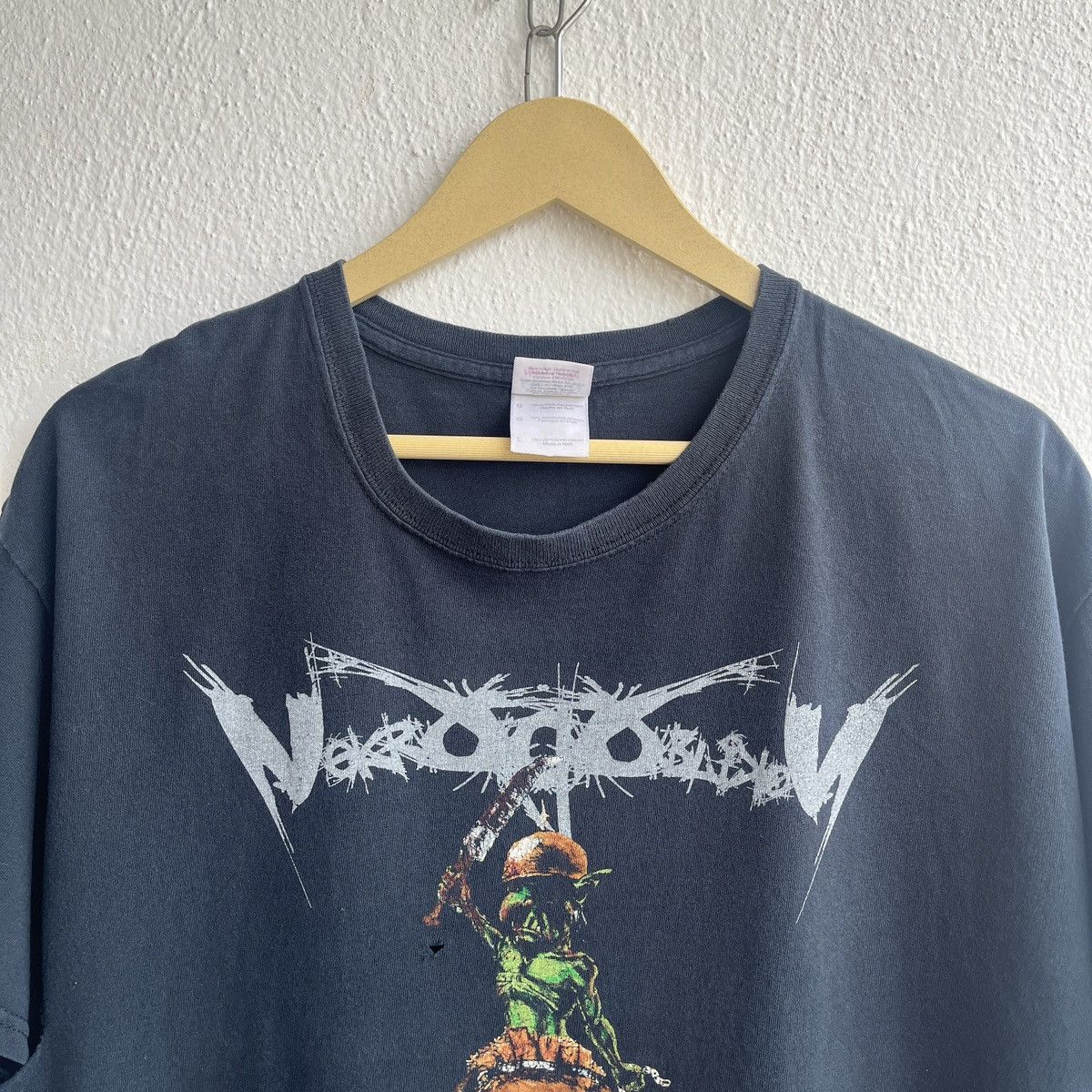 Band Tees VINTAGE NEKROGOBLIKON DEATH METAL BAND DISTRESSED TSHIRT Size US L / EU 52-54 / 3 - 21 Thumbnail