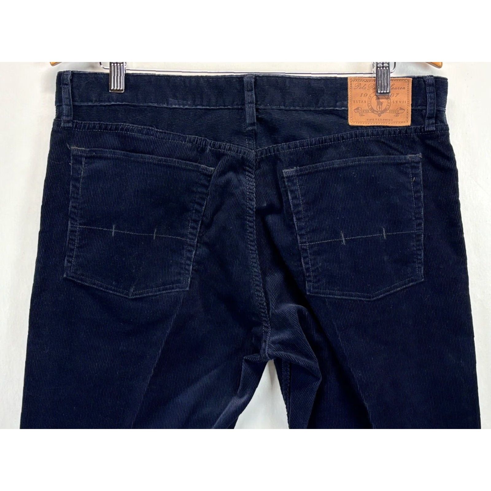 Polo Ralph Lauren Vintage Men’s Polo Ralph Lauren Corduroy Pants 34x32 Navy 5 Pocket Slim Fit 90’s Size US S / EU 44-46 / 1 - 4 Thumbnail
