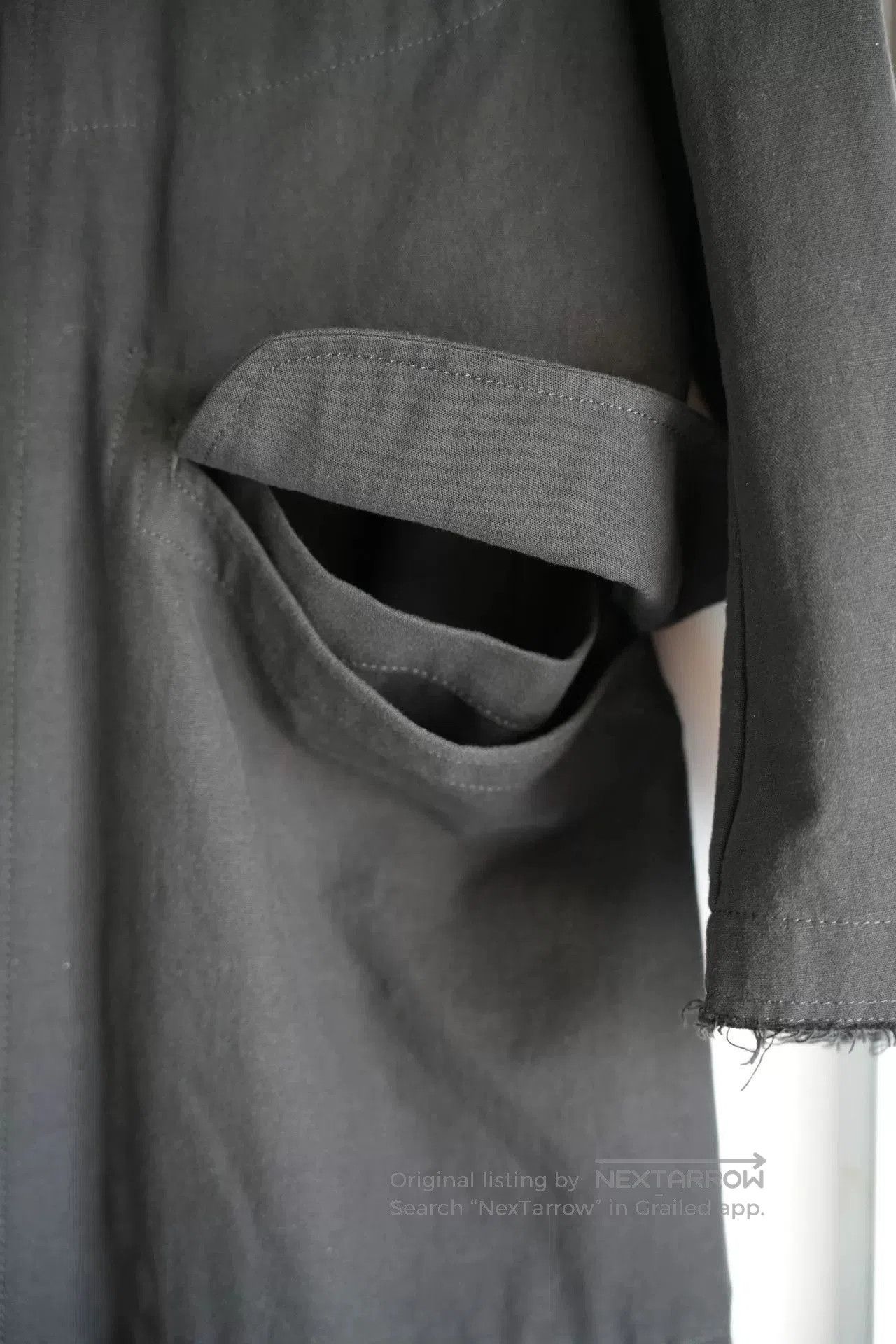 Yohji Yamamoto Yohji Yamamoto Black Distressed Coat. Size US S / EU 44-46 / 1 - 7 Thumbnail