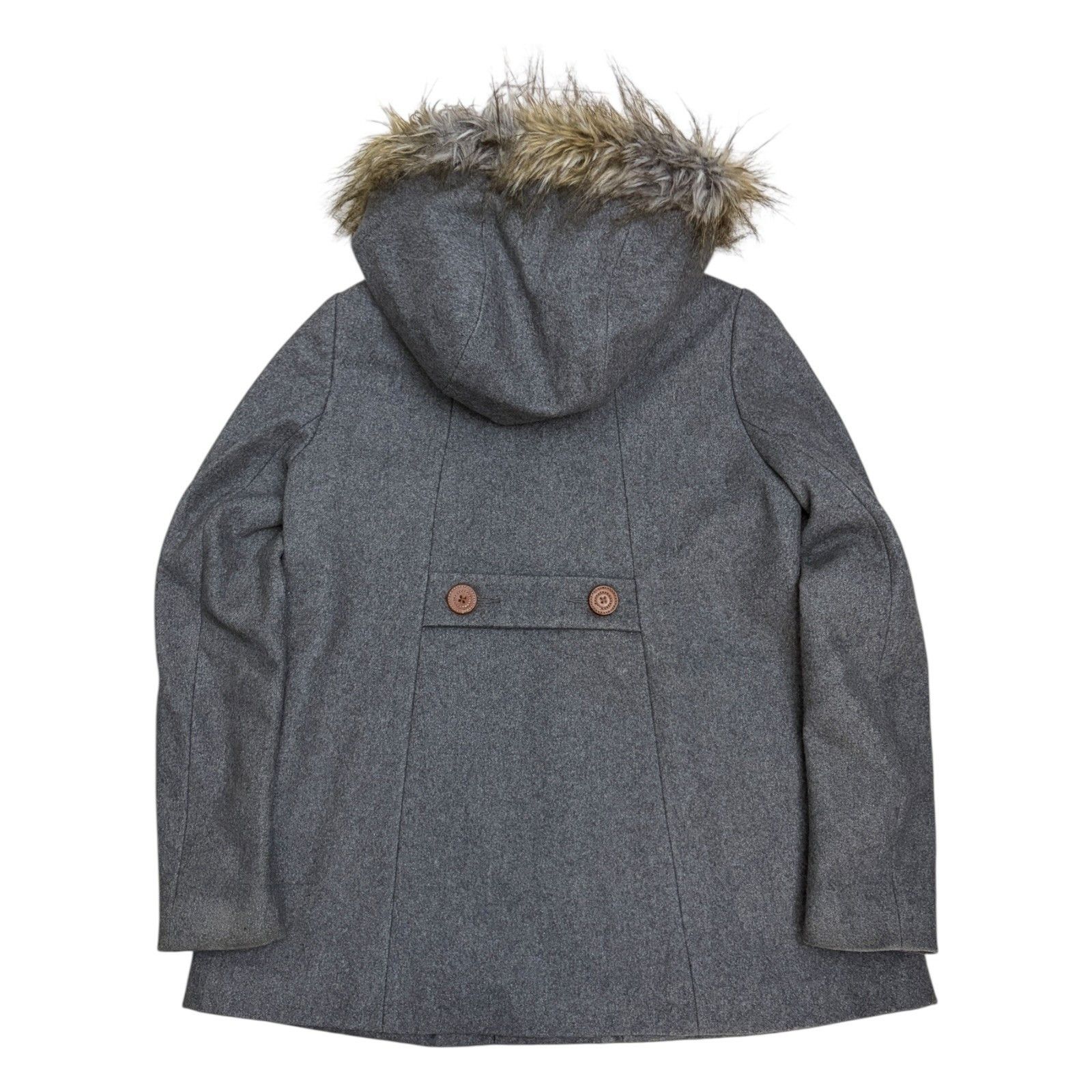 Anthropologie ANTHROPOLOGIE CARTONNIER Wool Faux Fur Winter Jacket Coat 2 Size XS / US 0-2 / IT 36-38 - 2 Thumbnail