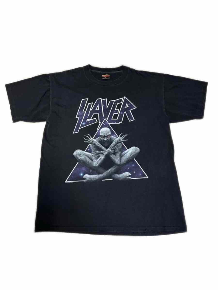 Vintage Slayer Vintage Alien Graphic T-Shirt Size US M / EU 48-50 / 2 - 1 Thumbnail