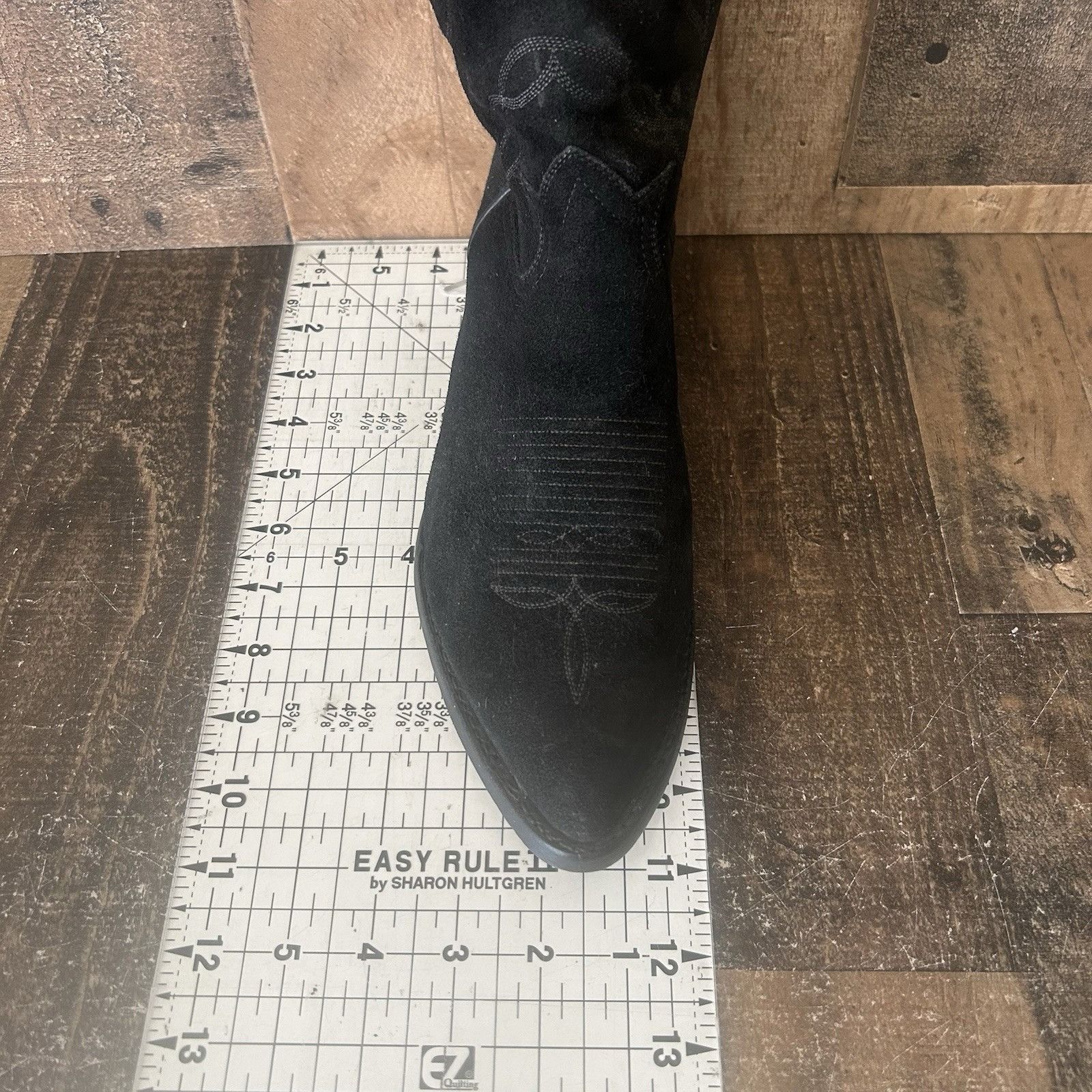 Tony Lama Tony Lama Vintage Gold Label Suede Cowboy Boots Mens 8.5 D Size US 8.5 / EU 41-42 - 6 Thumbnail